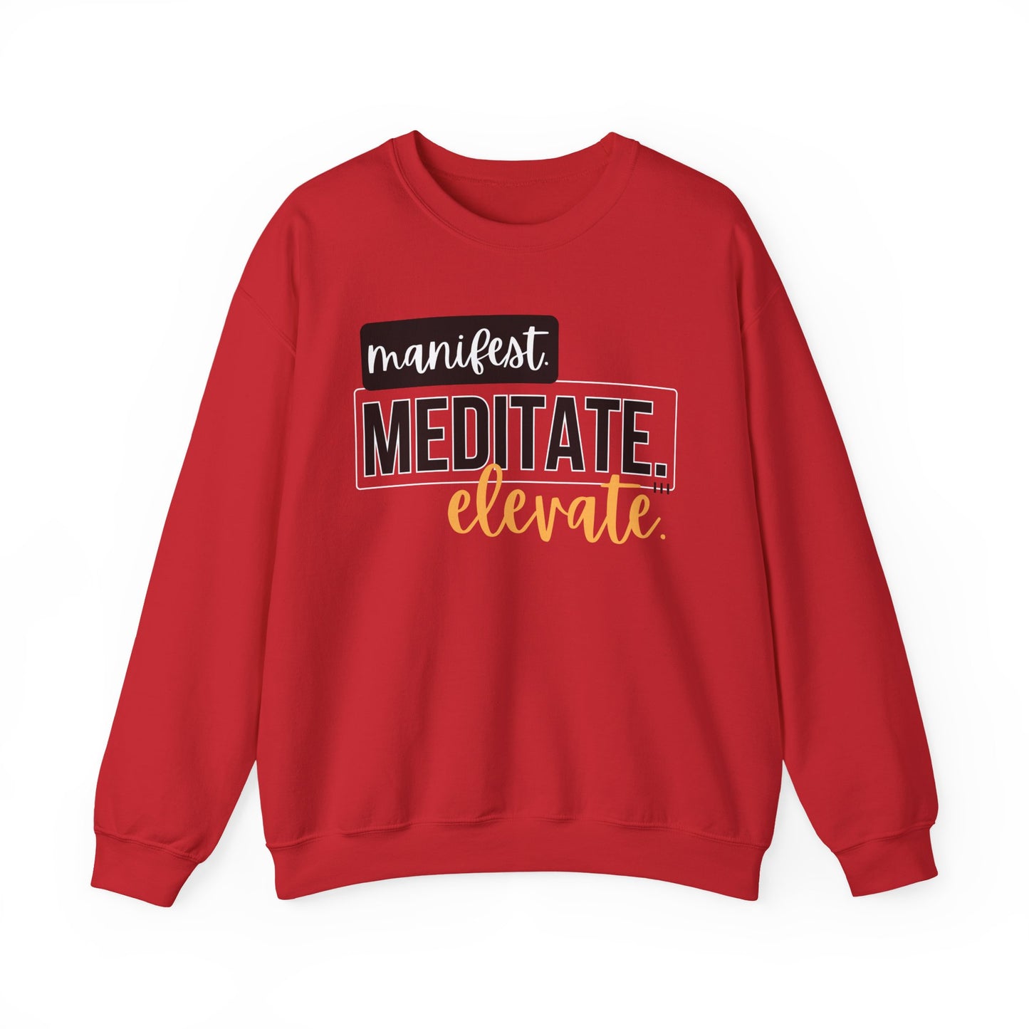 💫Manifest. Meditate. Elevate. - Align Your Energy Crewneck Sweatshirt