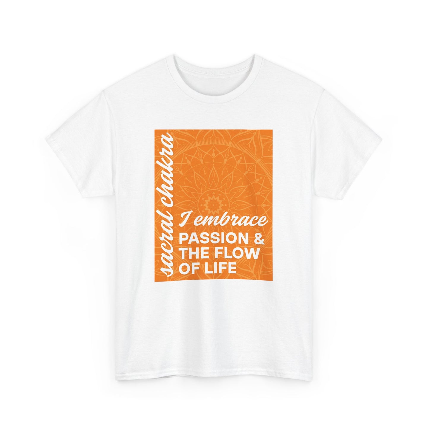 🧡Flow of Passion Heavy Cotton Tee - Embrace Your Creativity
