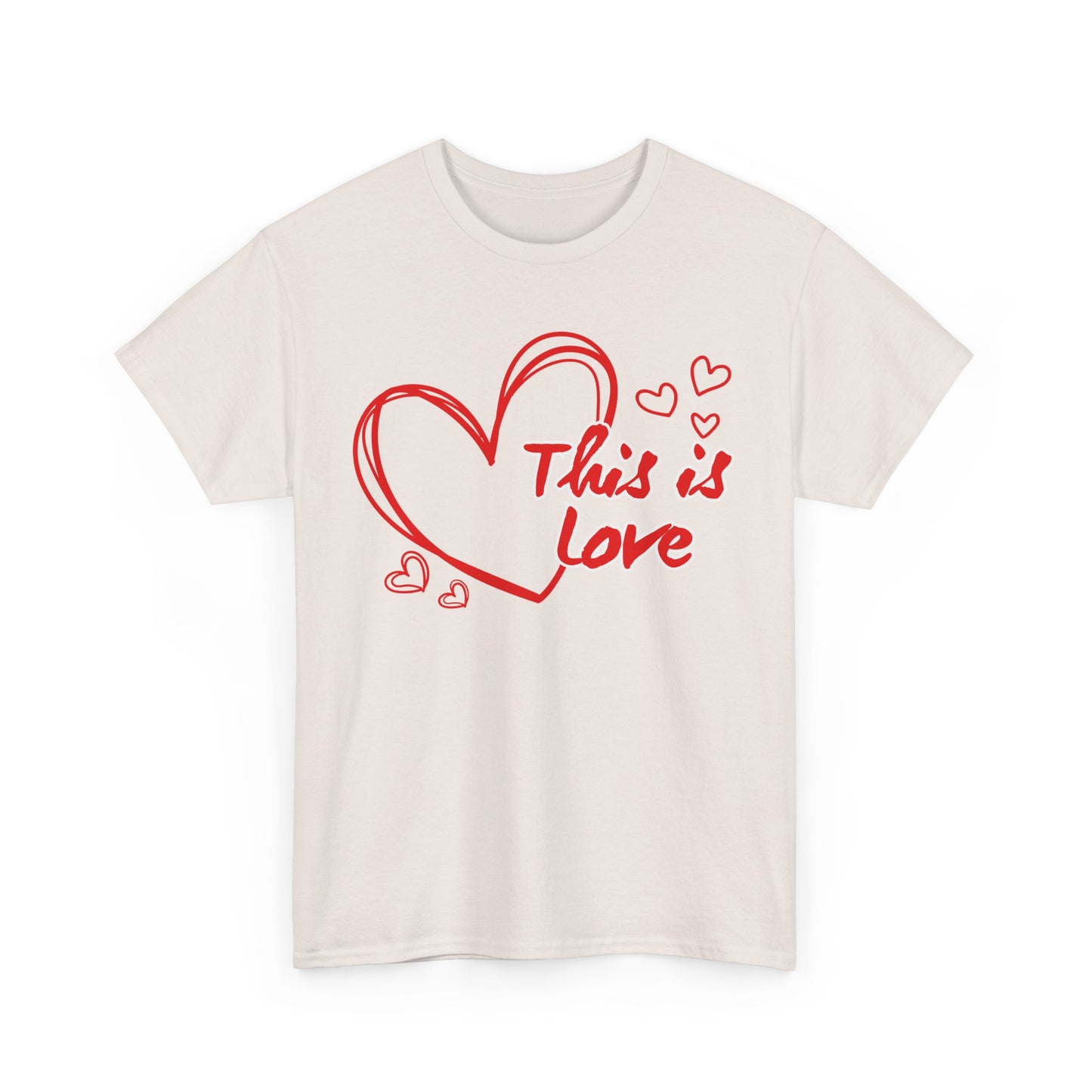 “This Is Love” Heavy Cotton Tee - A Celebration of Divine Connection
