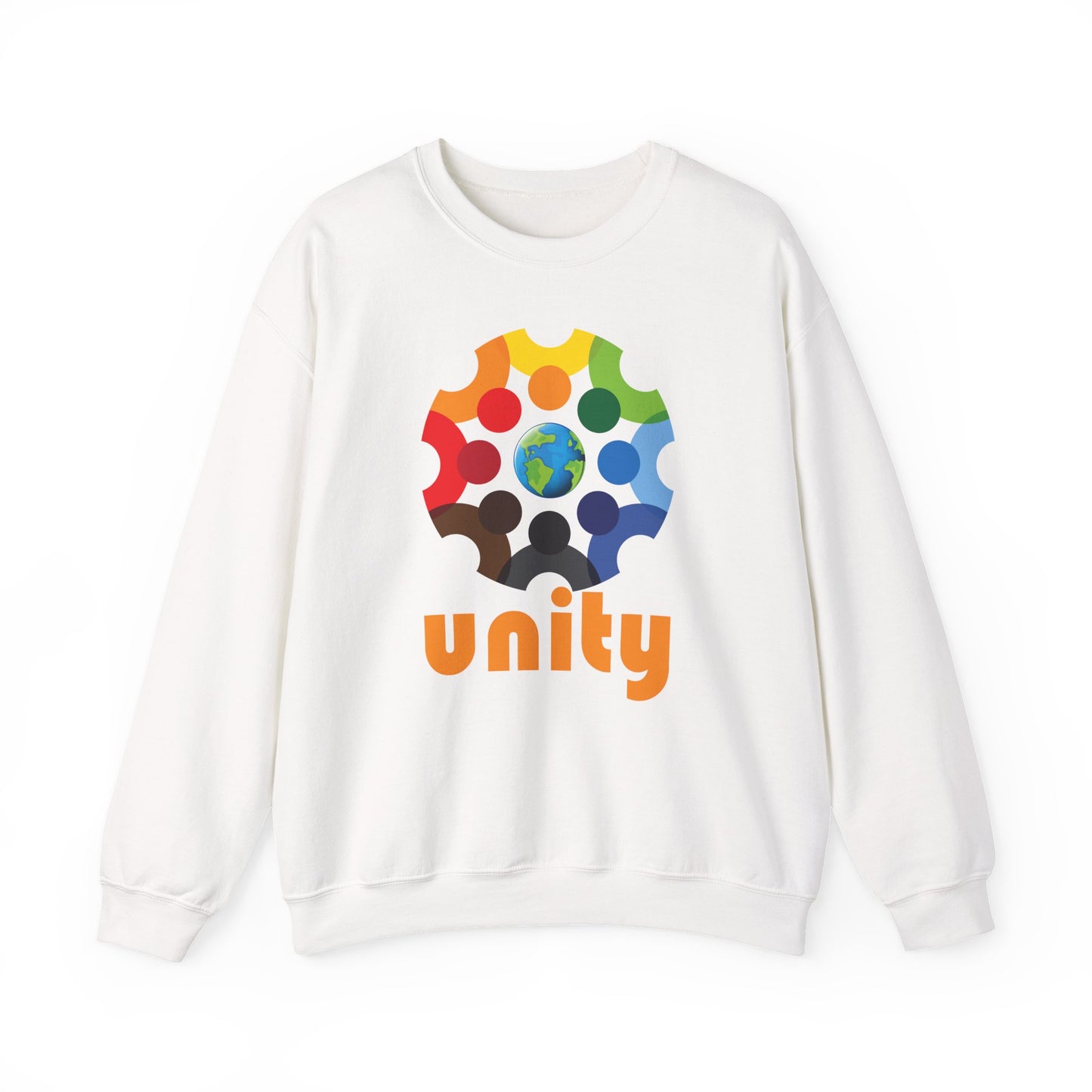 🌐UNITY — One Earth. One Circle. One Heart. - Crewneck Sweatshirt