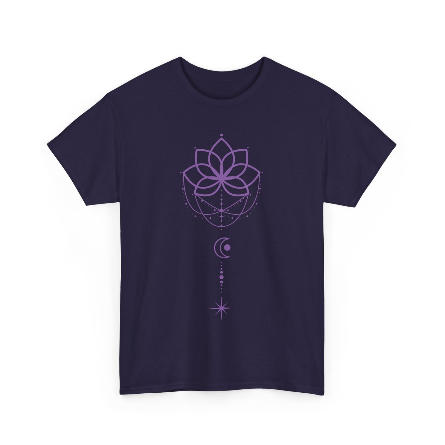 💜Celestial Grace Heavy Cotton Tee - Align with Light & Flow