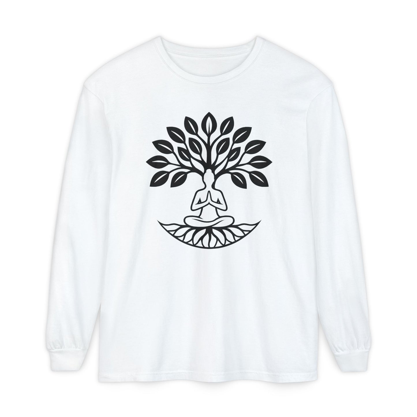 🌳Rooted in Stillness - Tree of Self - Long Sleeve Tee