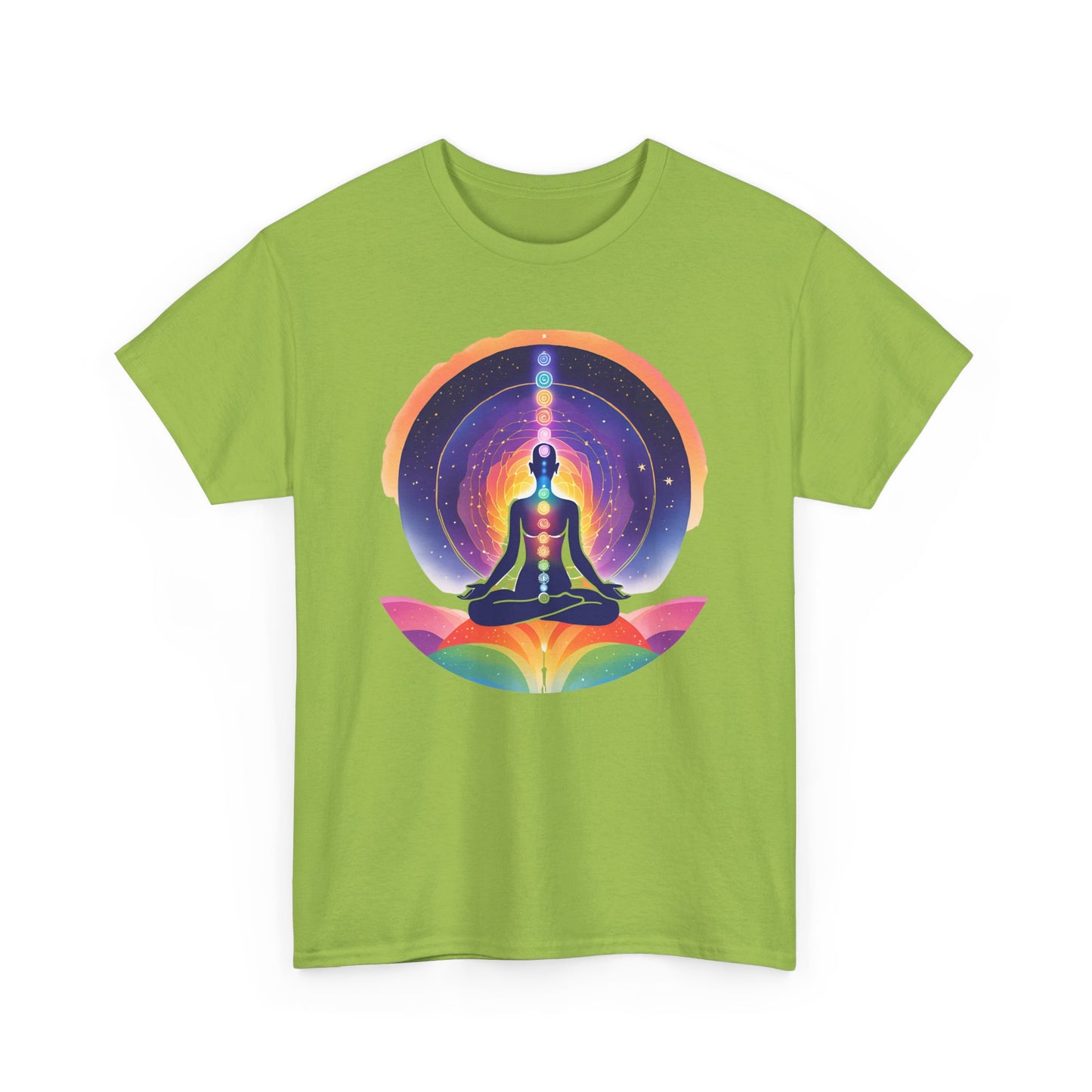 Chakra Universe Heavy Cotton Tee - Awakened Alignment