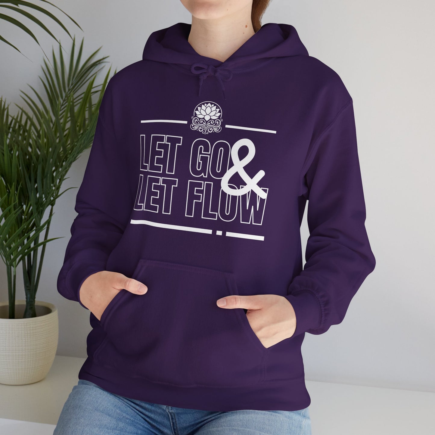 🌊Let Go & Let Flow Hoodie – Ease, Softness & Surrender✨🌿🕊️