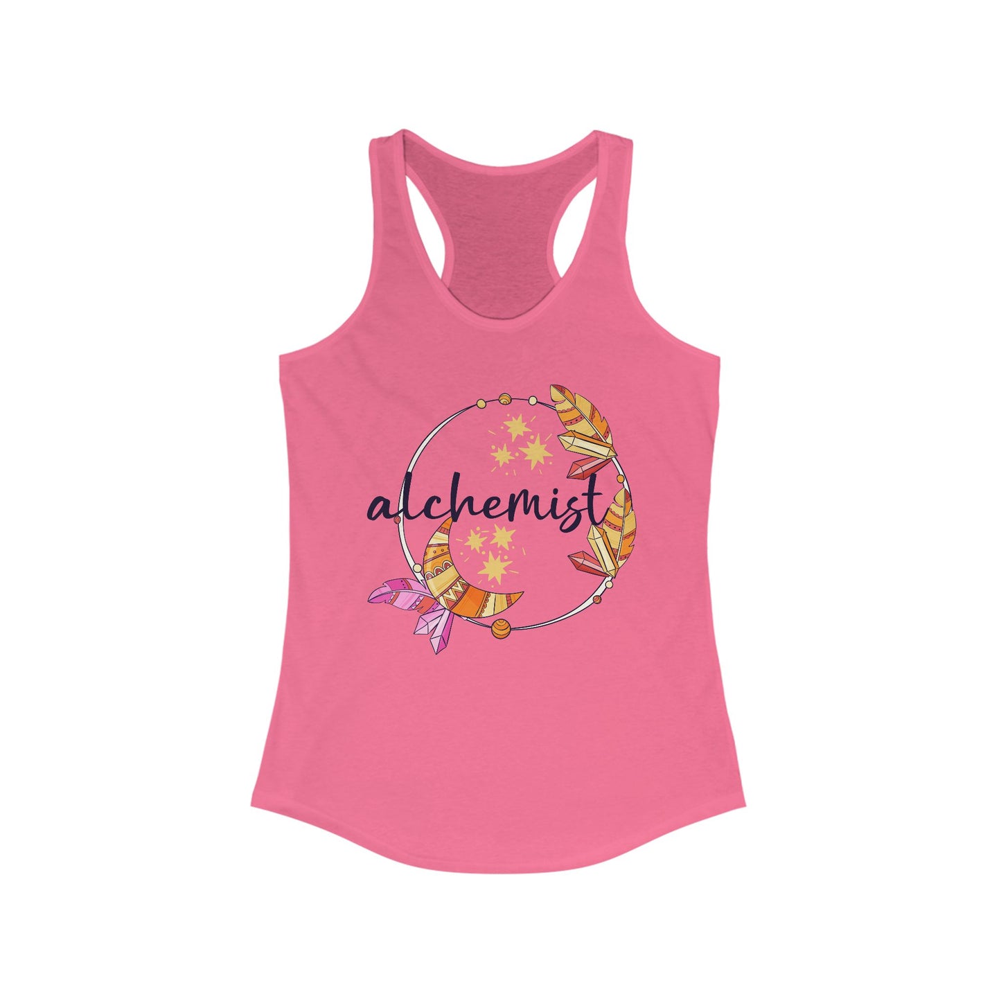 The "Alchemist" - Mystic Energy for the Modern Muse - Women's Racerback Tank Top - BOHO Spirit Style