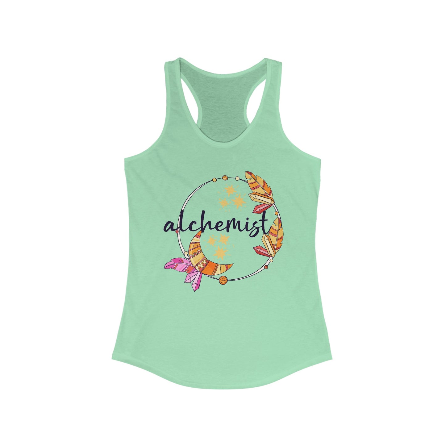 The "Alchemist" - Mystic Energy for the Modern Muse - Women's Racerback Tank Top - BOHO Spirit Style