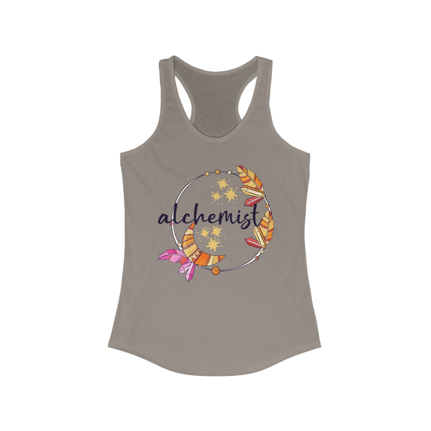 The "Alchemist" - Mystic Energy for the Modern Muse - Women's Racerback Tank Top - BOHO Spirit Style