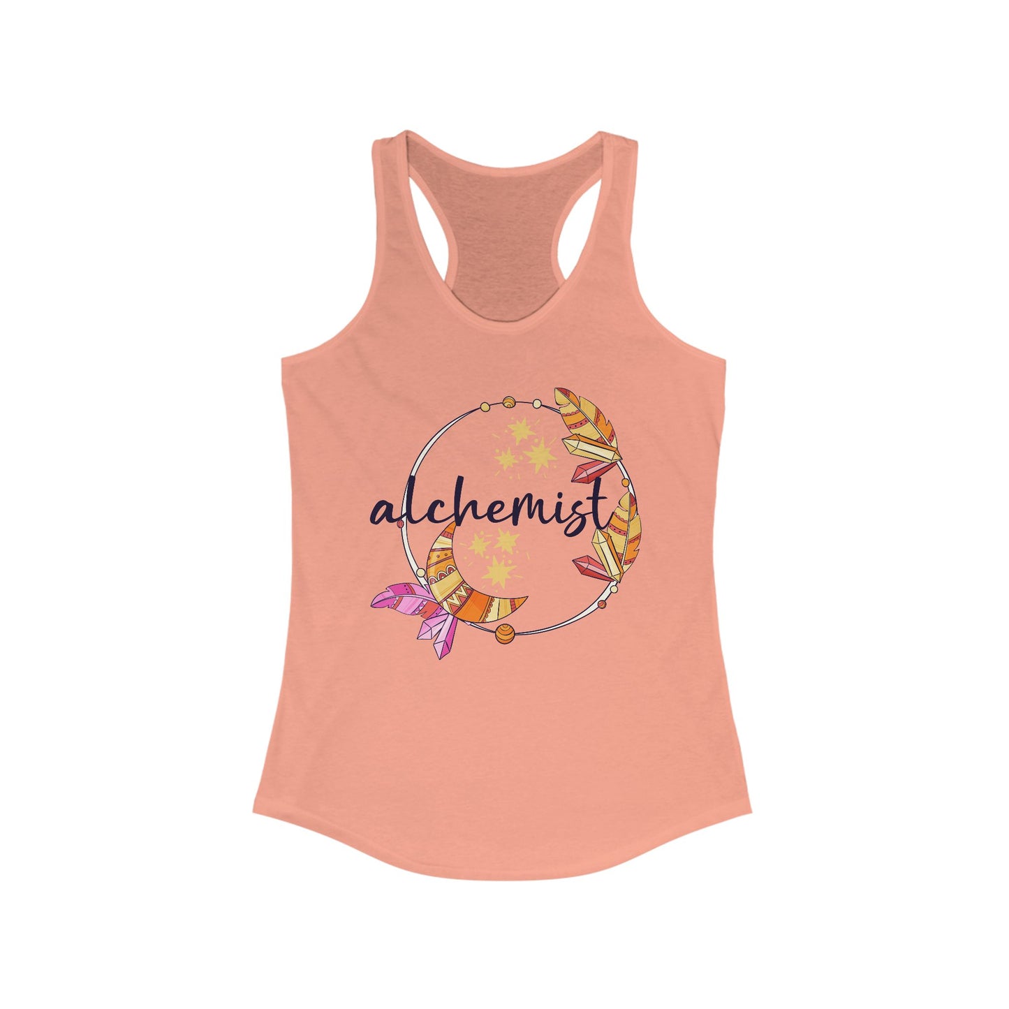 The "Alchemist" - Mystic Energy for the Modern Muse - Women's Racerback Tank Top - BOHO Spirit Style