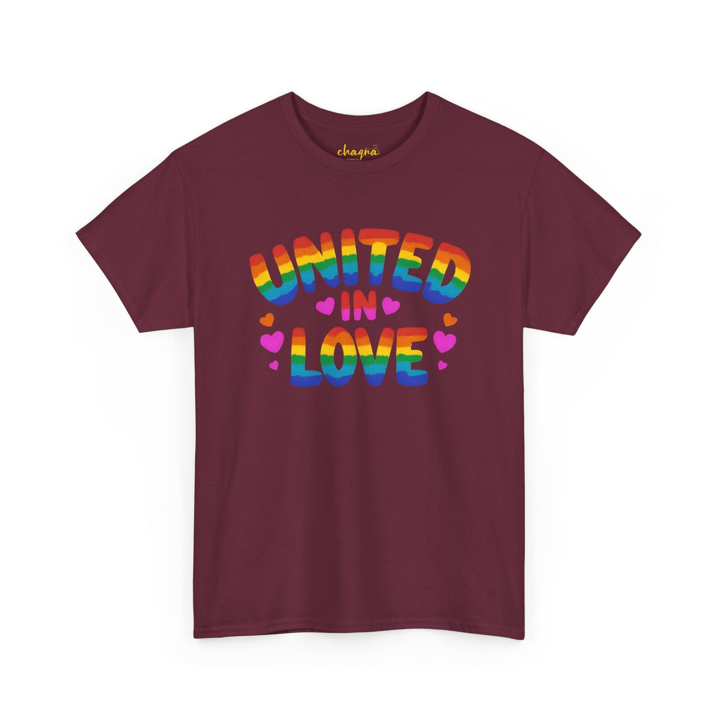 🌈 UNITED IN LOVE — Chaqra Heartwave Tee