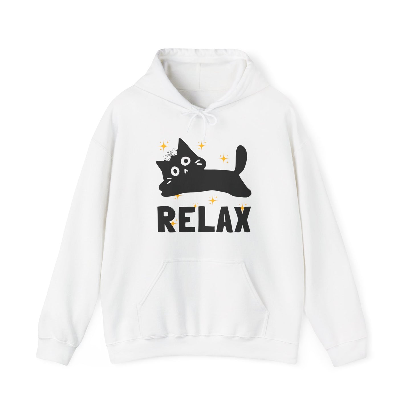 🐱Relax Hoodie — Trust the Divine, Live Like a Cat: Stay In the Moment✨🌿
