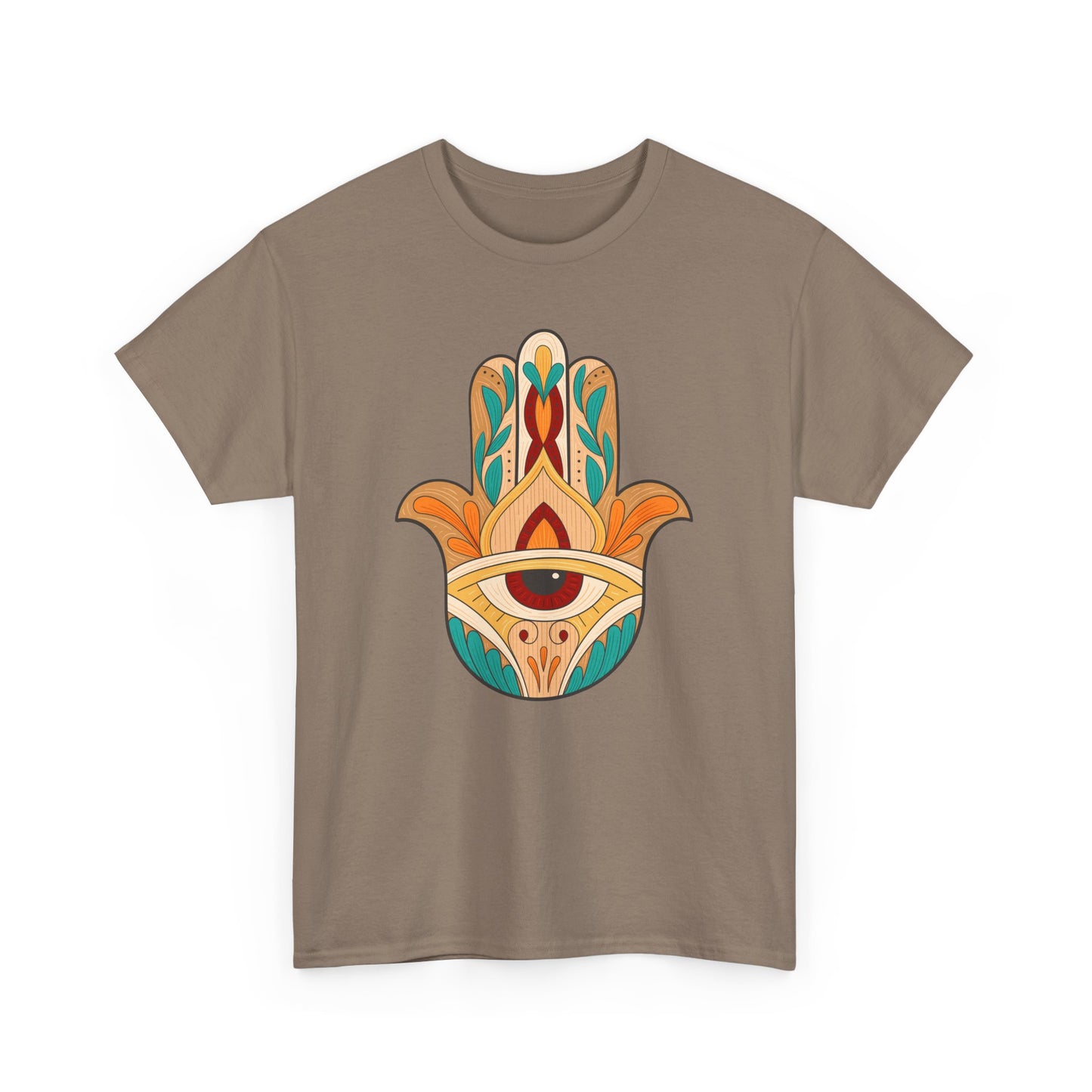 Sacred Shield Heavy Cotton Tee - Protection in Every Step
