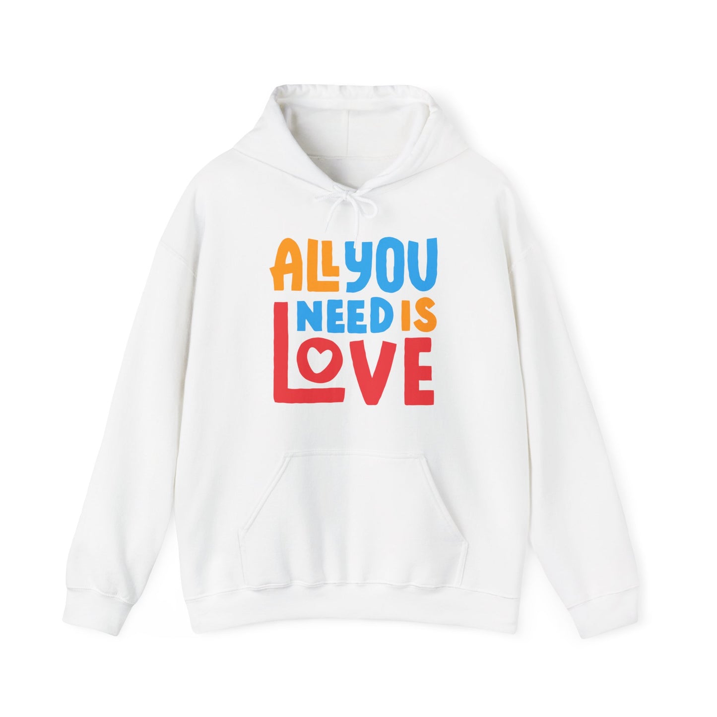 🌈All You Need Is Love Hoodie – Cozy Colorful Reminder of What Matters Most❤️🌈✨
