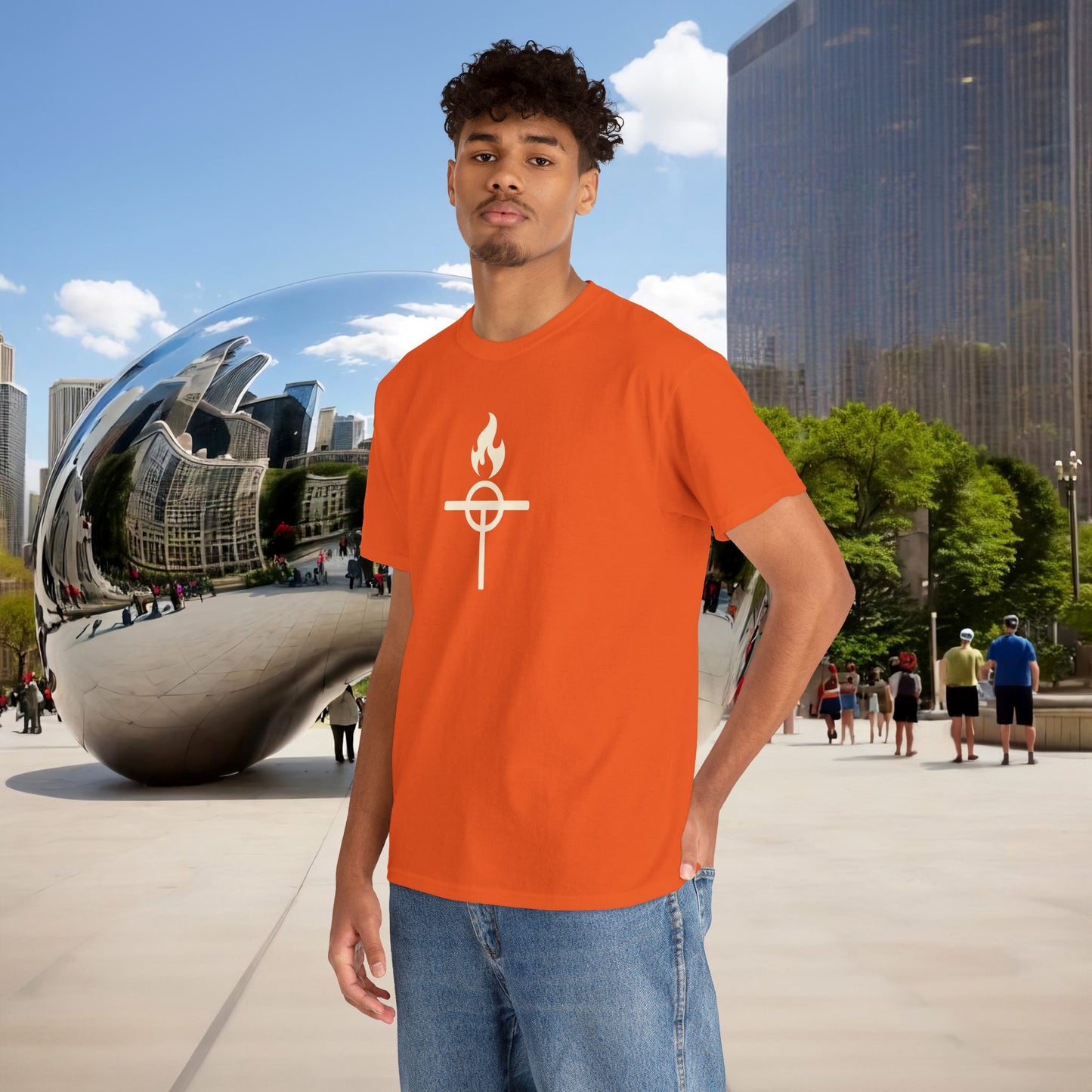 ⚔️ The Warrior Monk Sigil — Menaste Monastic T-Shirt