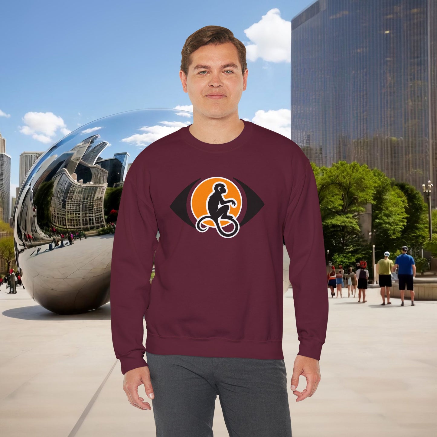 🌑 THE THREE STATES OF MIND — Menaste Symbolic Crewneck