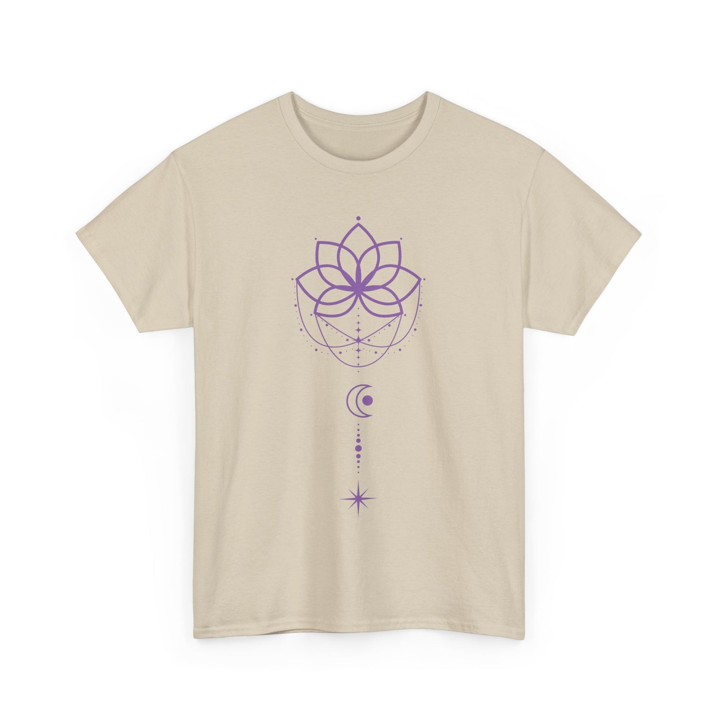 💜Celestial Grace Heavy Cotton Tee - Align with Light & Flow