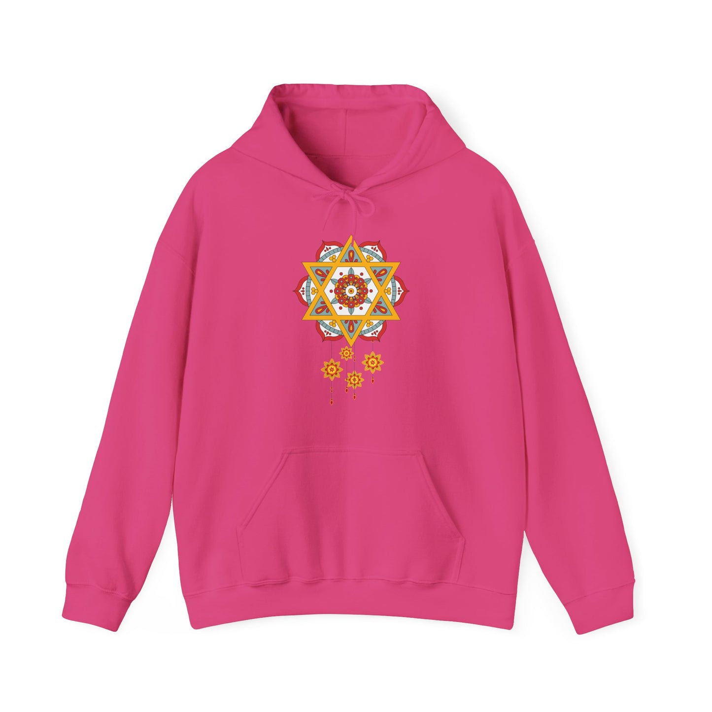 ✨Star Mandala Bloom Hoodie — Celestial Radiance Meets Earthly Grace🌸🌟🌀