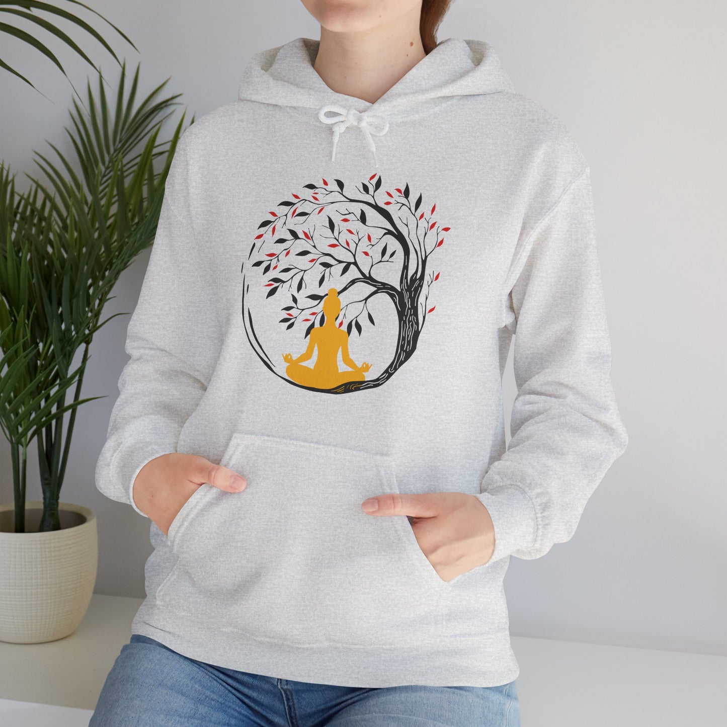 🌳Sacred Roots Hoodie – Grounding, Growth & Inner Stillness🌙✨🕊️