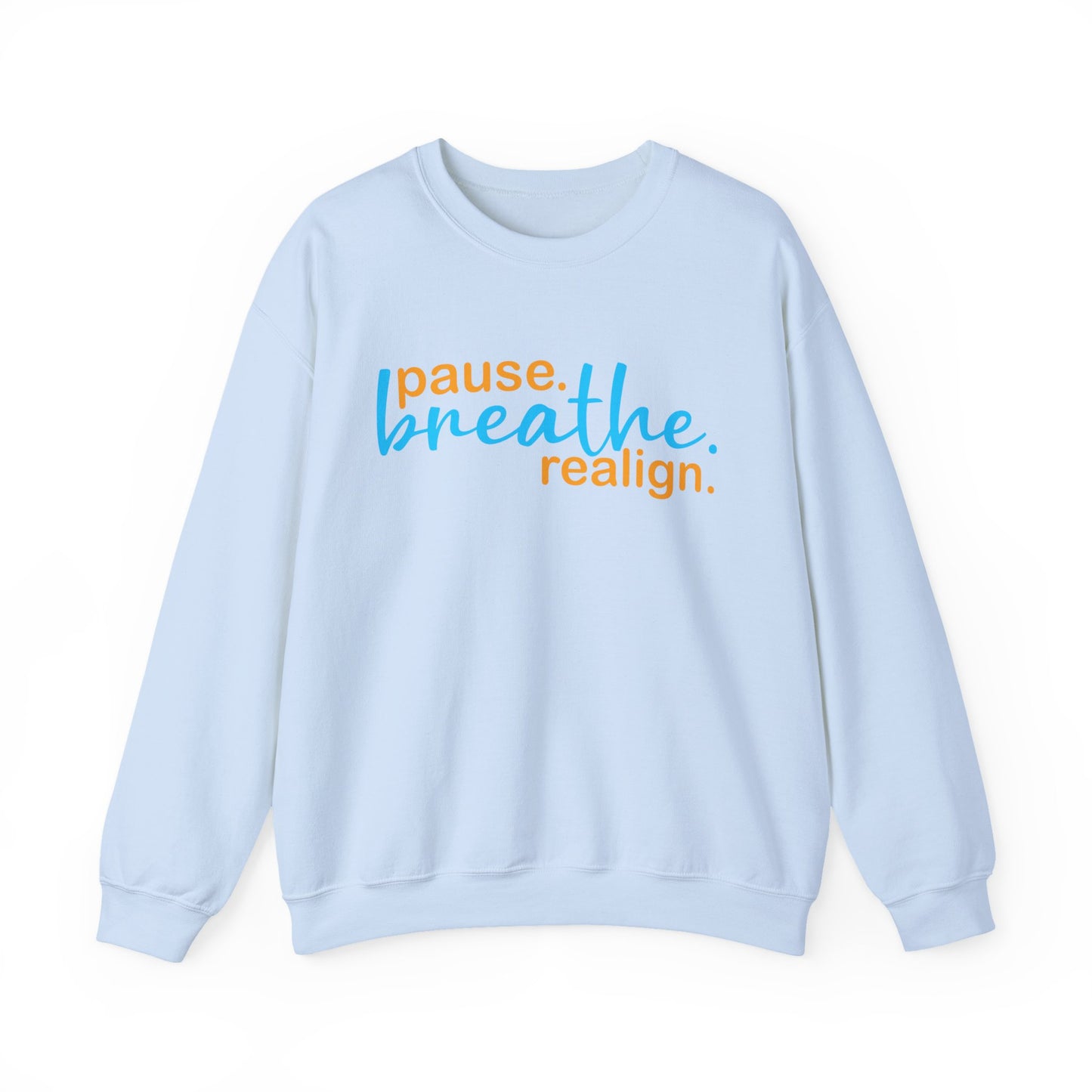 🌙Sacred Stillness - "Pause. Breathe. Realign." Crewneck Sweatshirt