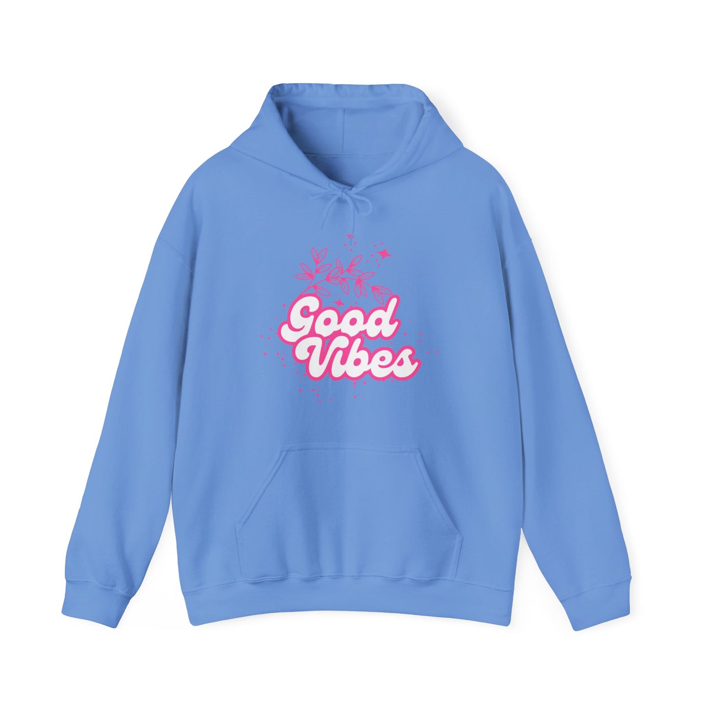 🌸Good Vibe Hoodie – Bloom in Positivity & Cosmic Light✨🌼
