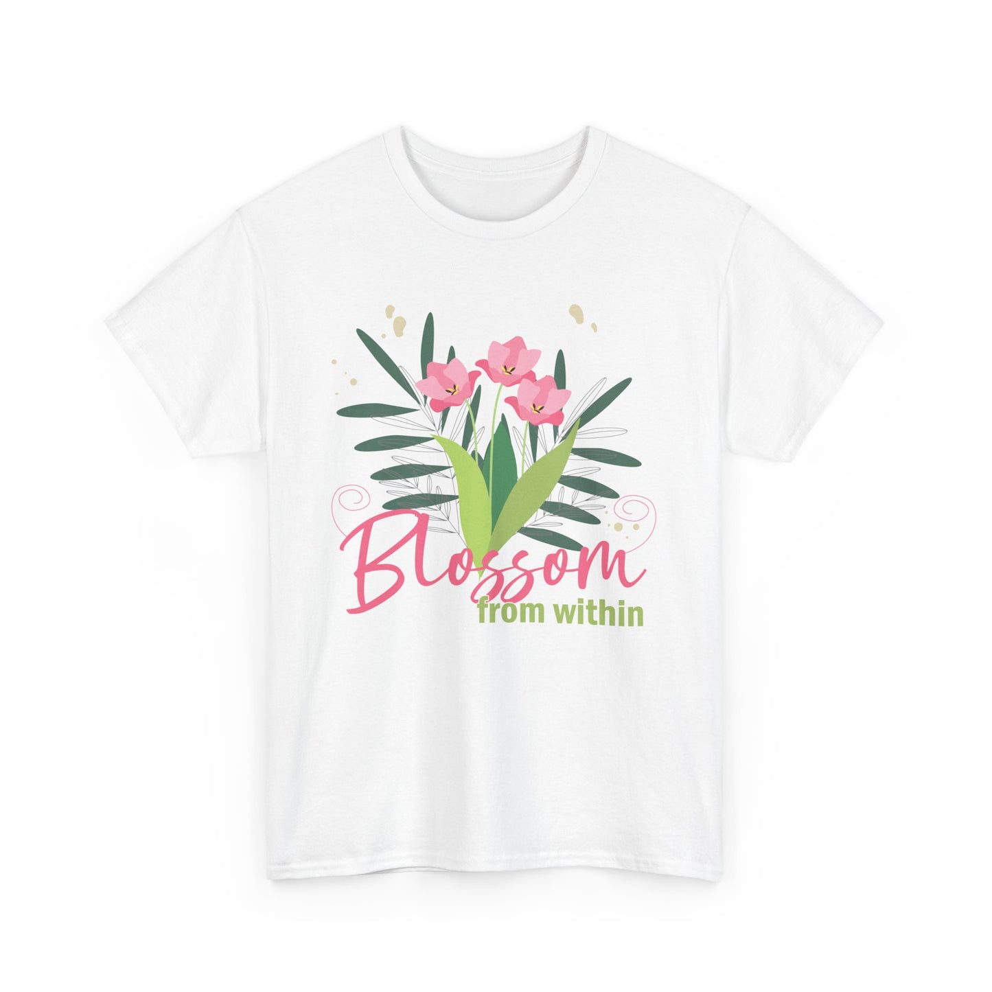 Inner Bloom Heavy Cotton Tee - Blossom From Within
