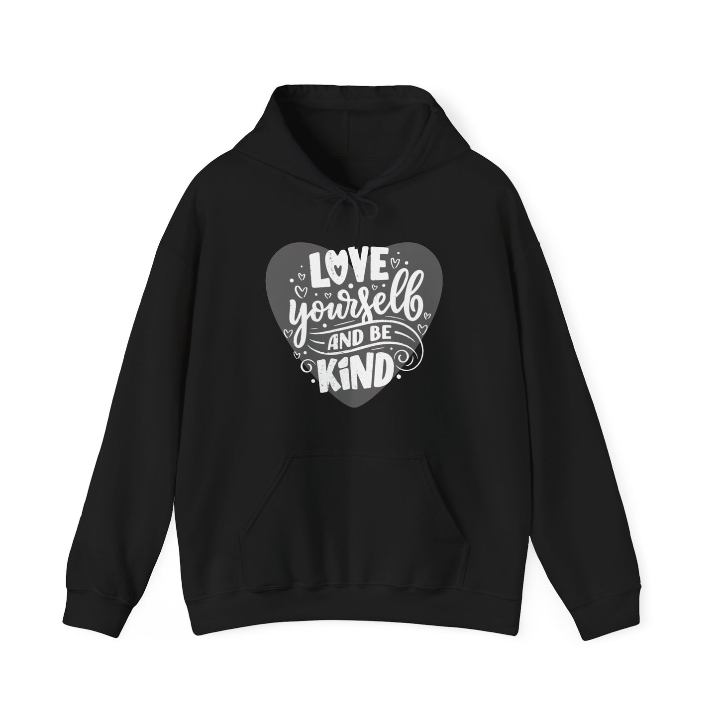 💗Love Yourself & Be Kind Hoodie — A Cozy Reminder of Compassion 🌸🕊️✨🌿
