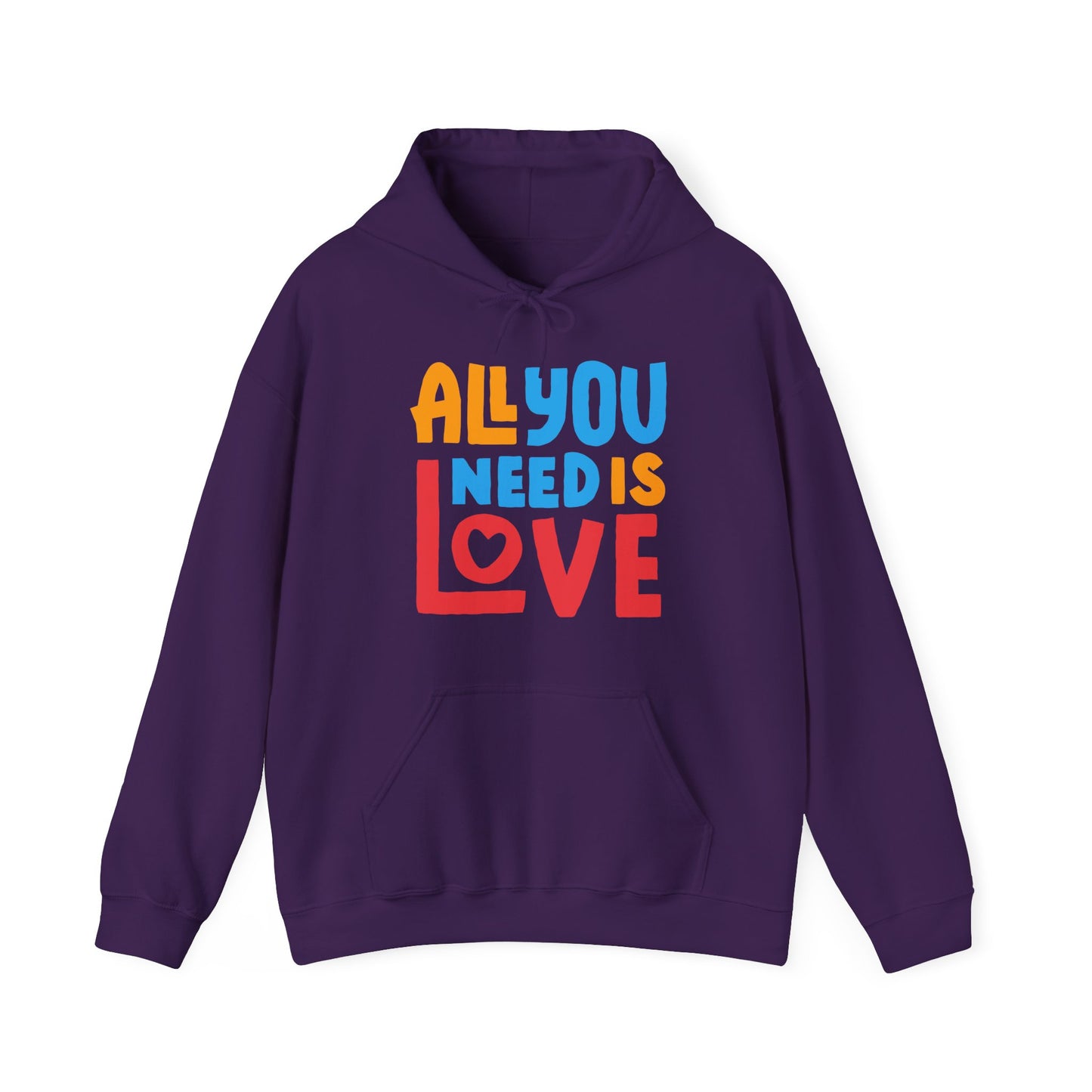 🌈All You Need Is Love Hoodie – Cozy Colorful Reminder of What Matters Most❤️🌈✨