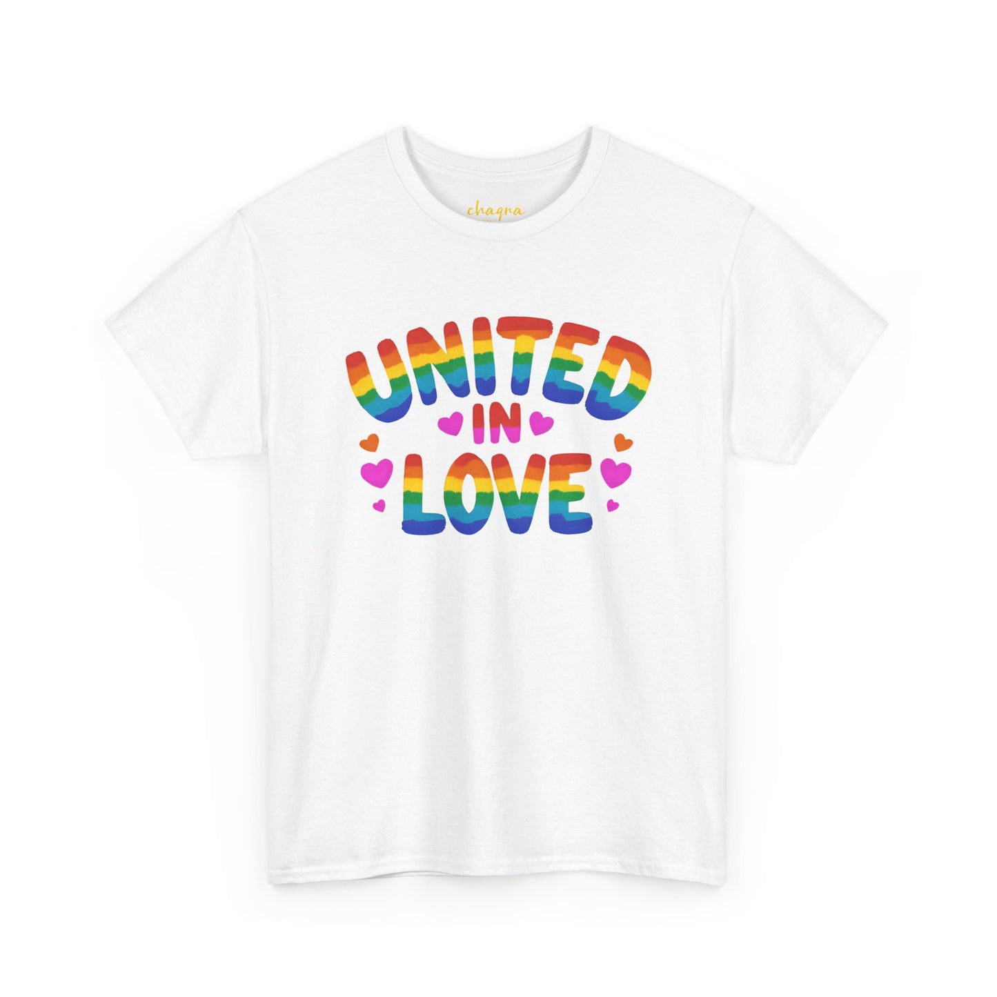 🌈 UNITED IN LOVE — Chaqra Heartwave Tee