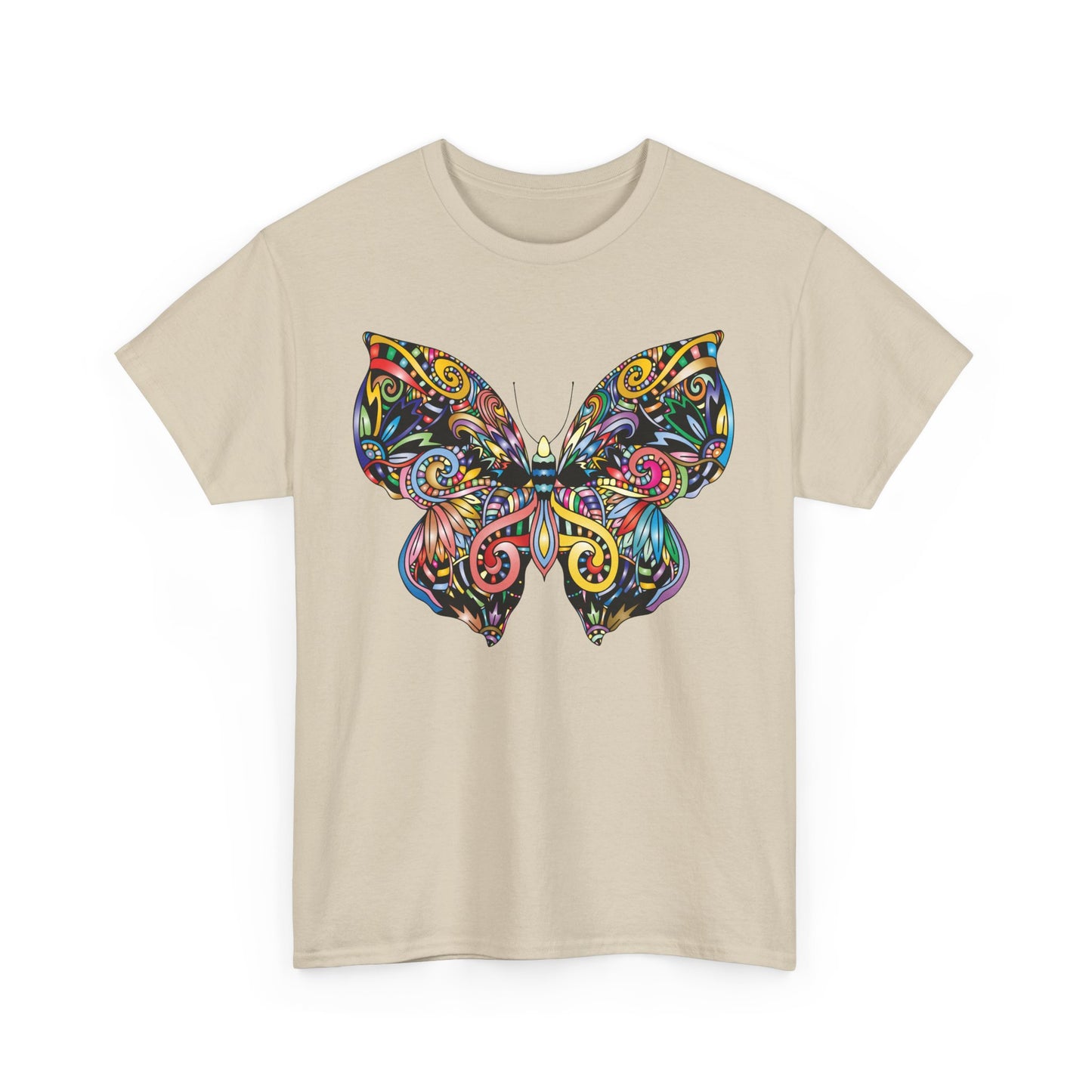 🦋Rebirth in Color Heavy Cotton Tee - Emerge, Evolve, Expand