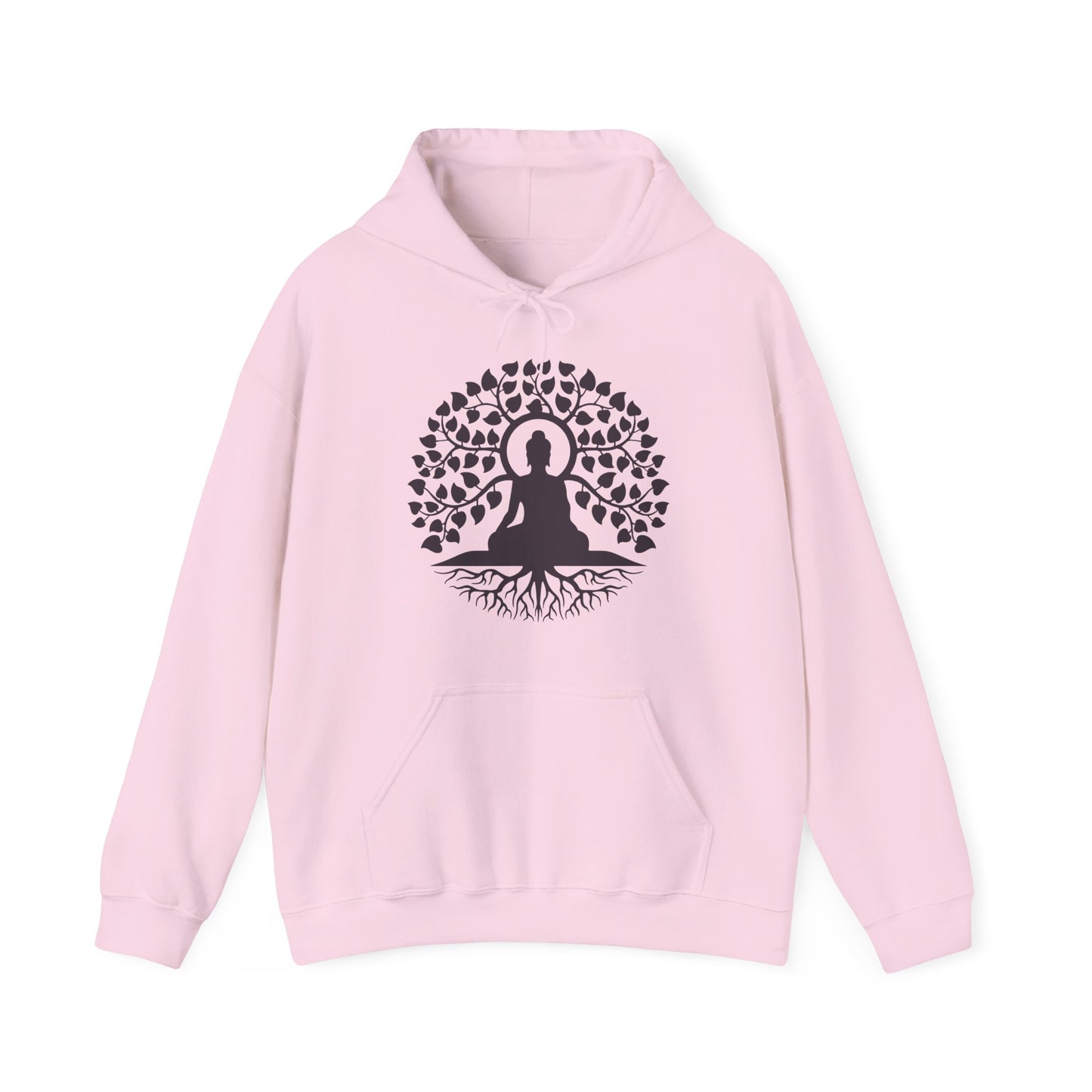 🌱Stillness Hoodie – Buddha Roots & Inner Peace🧘‍♂️🌳✨
