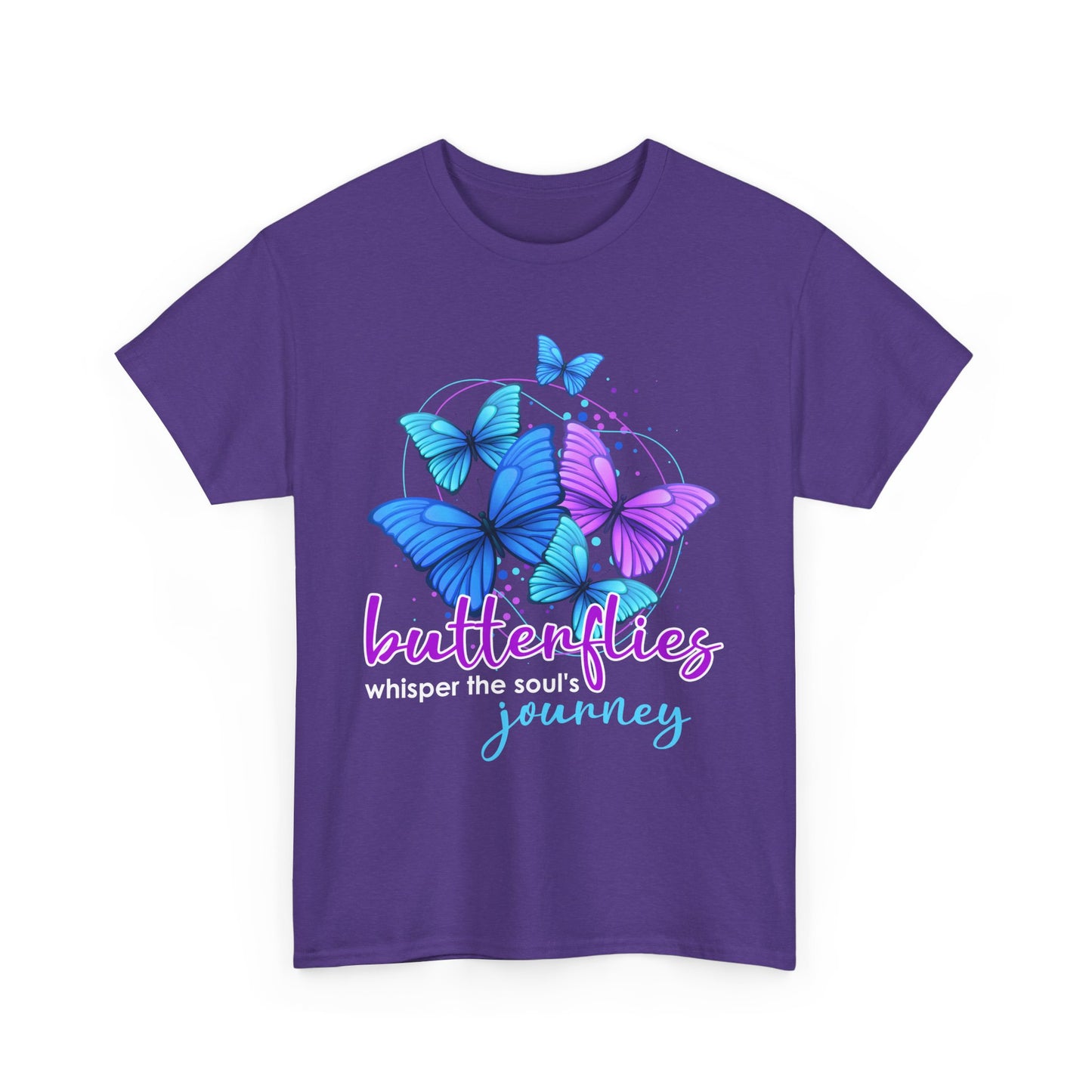 🦋Whisperflight Heavy Cotton Tee - Guided by Grace, Carried by Wings