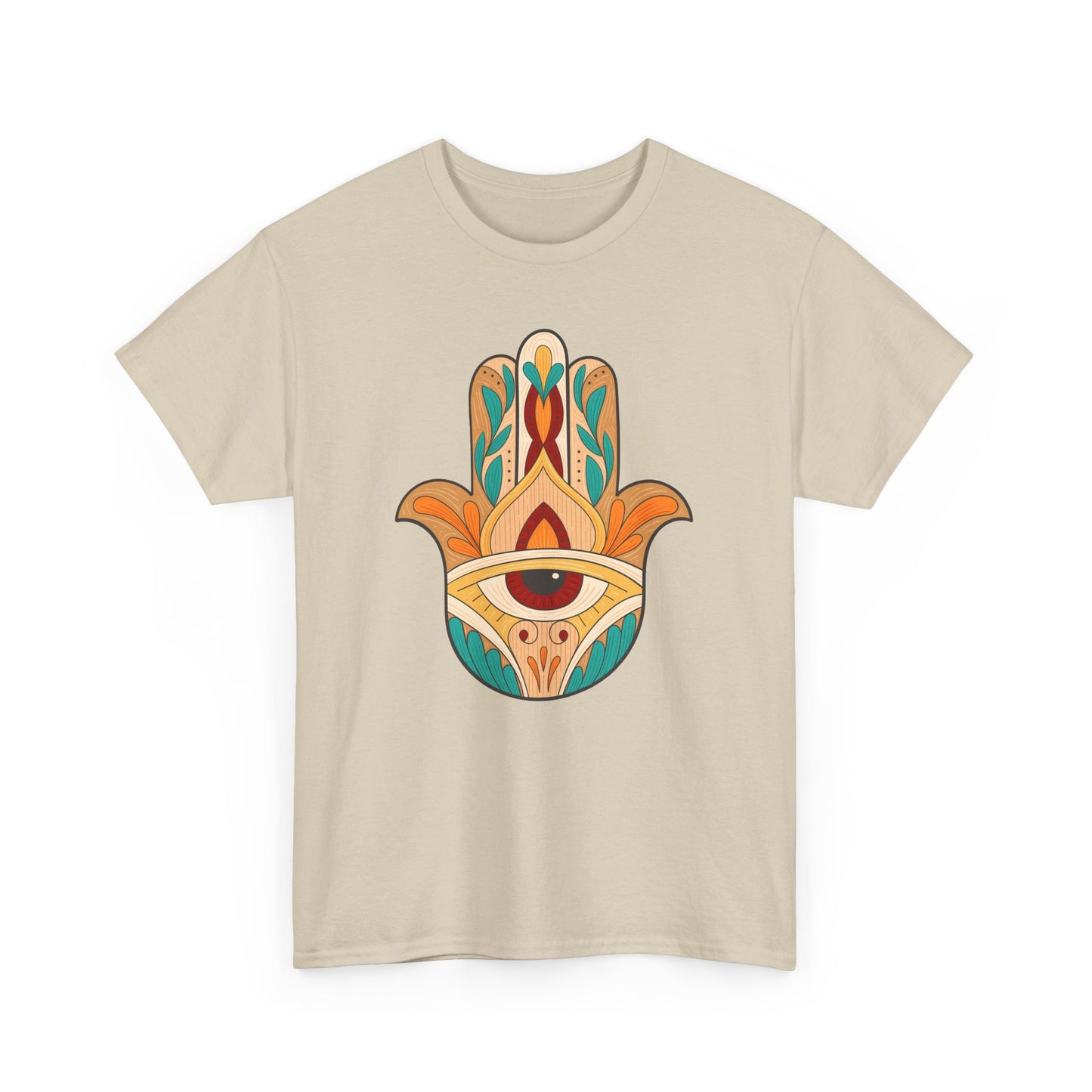Sacred Shield Heavy Cotton Tee - Protection in Every Step