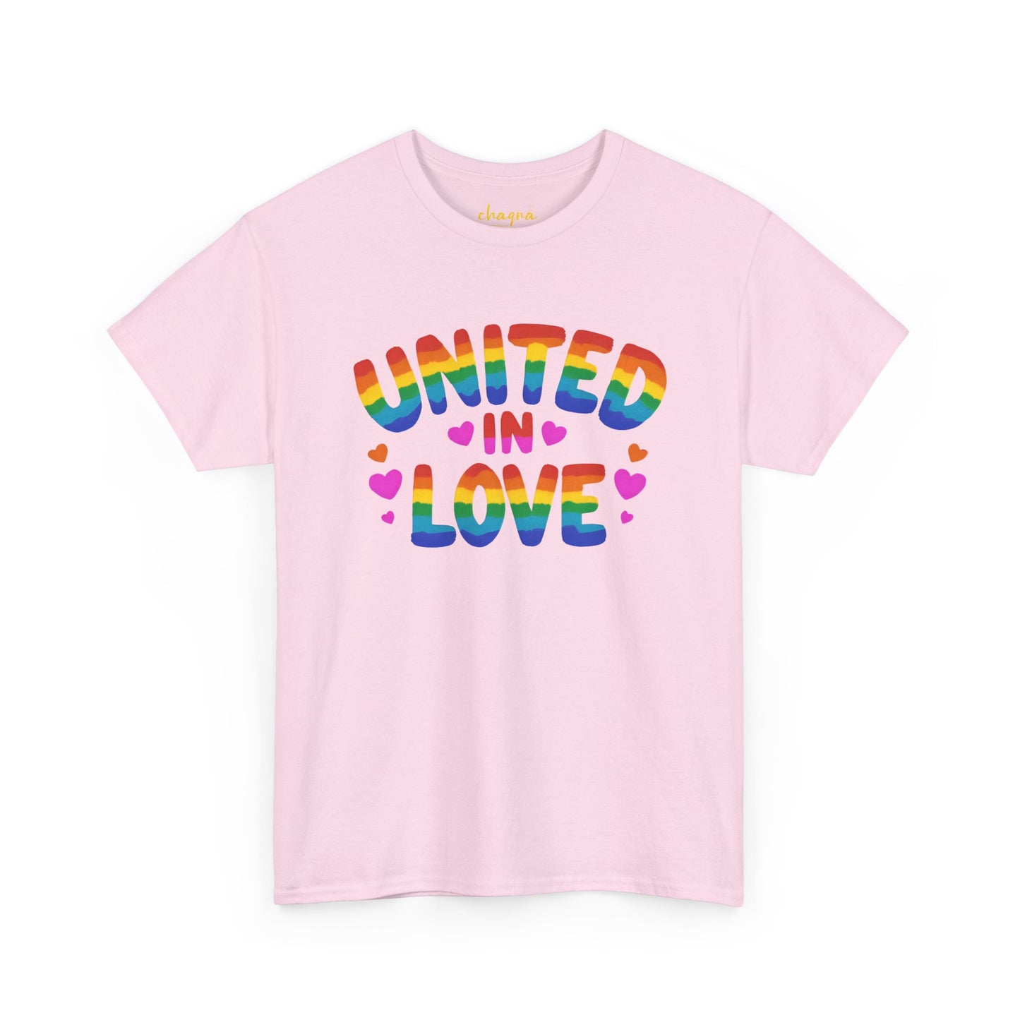 🌈 UNITED IN LOVE — Chaqra Heartwave Tee