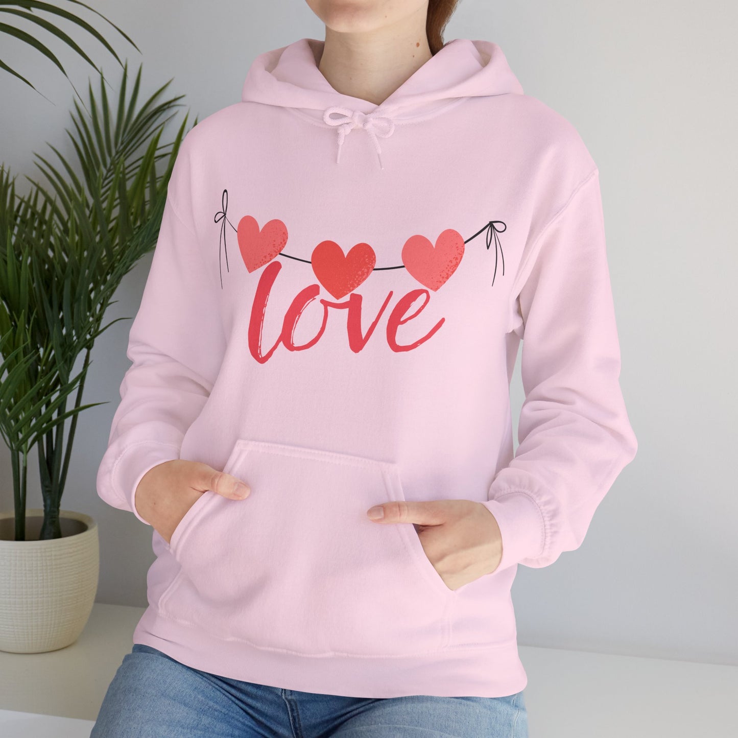Three hearts, one message - Cozy Hoodie💗💗💗✨