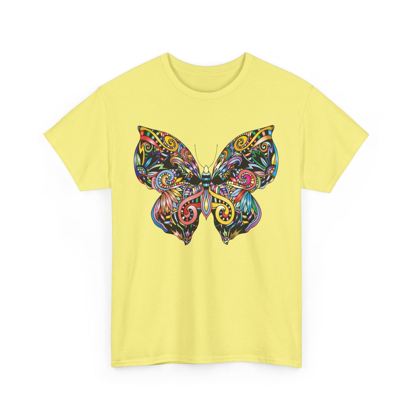 🦋Rebirth in Color Heavy Cotton Tee - Emerge, Evolve, Expand