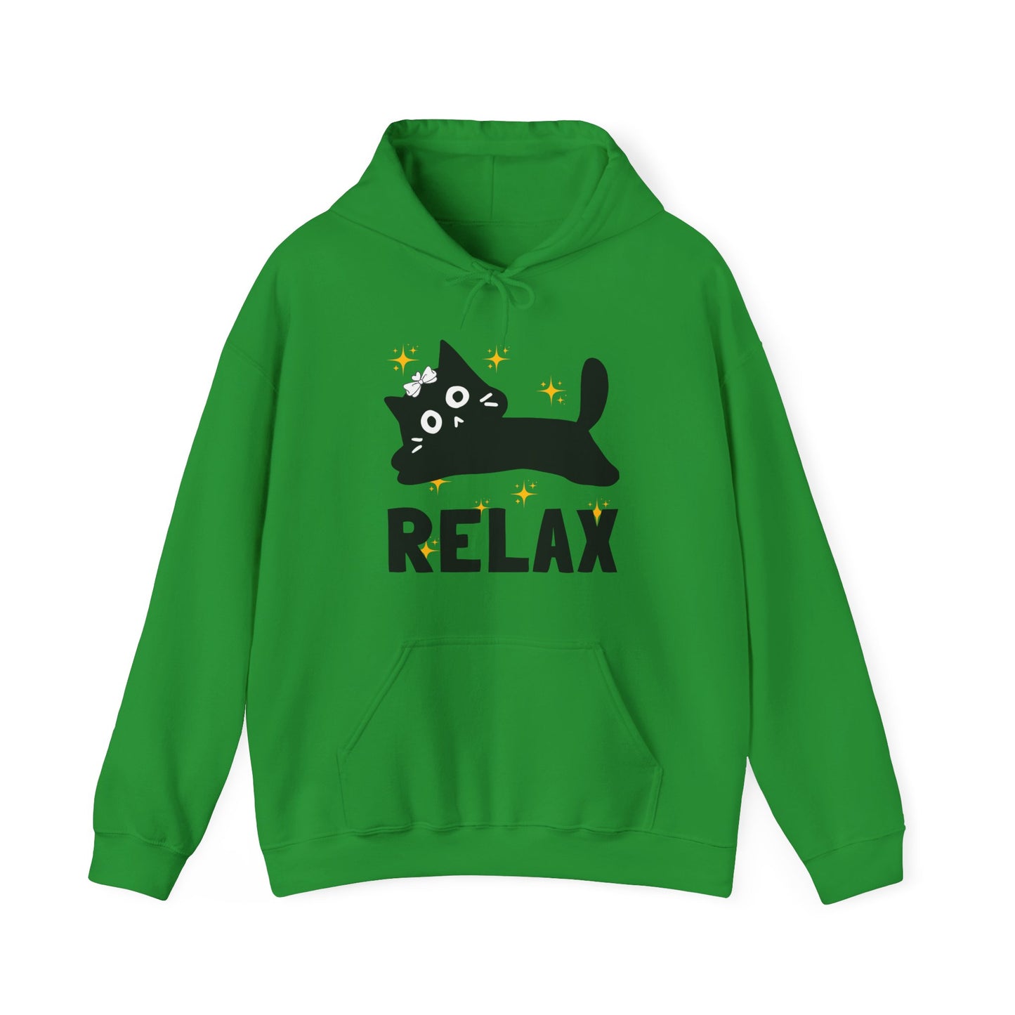 🐱Relax Hoodie — Trust the Divine, Live Like a Cat: Stay In the Moment✨🌿
