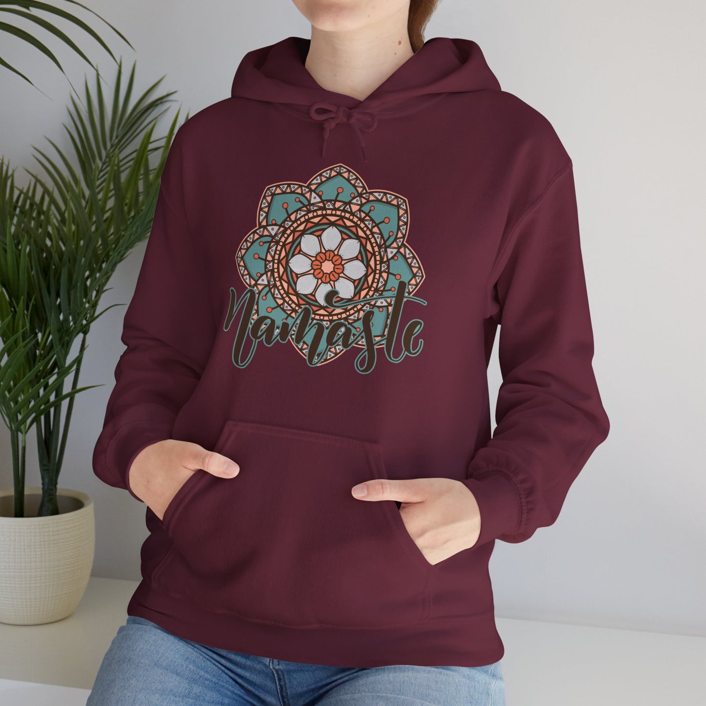 Namaste Hoodie – Wearable Calm & Inner Light🌸🕊️