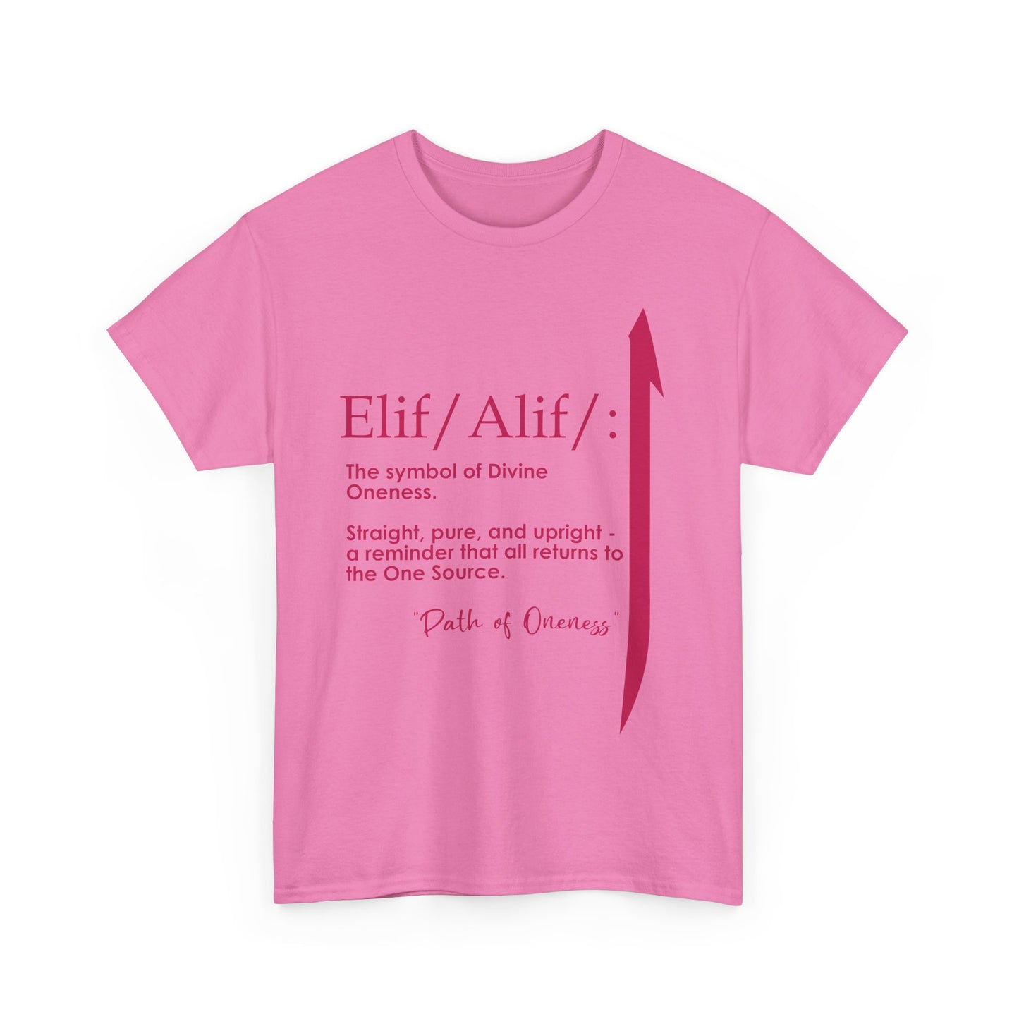 Elif/Alif - The Symbol of Divine Oneness Heavy Cotton Tee