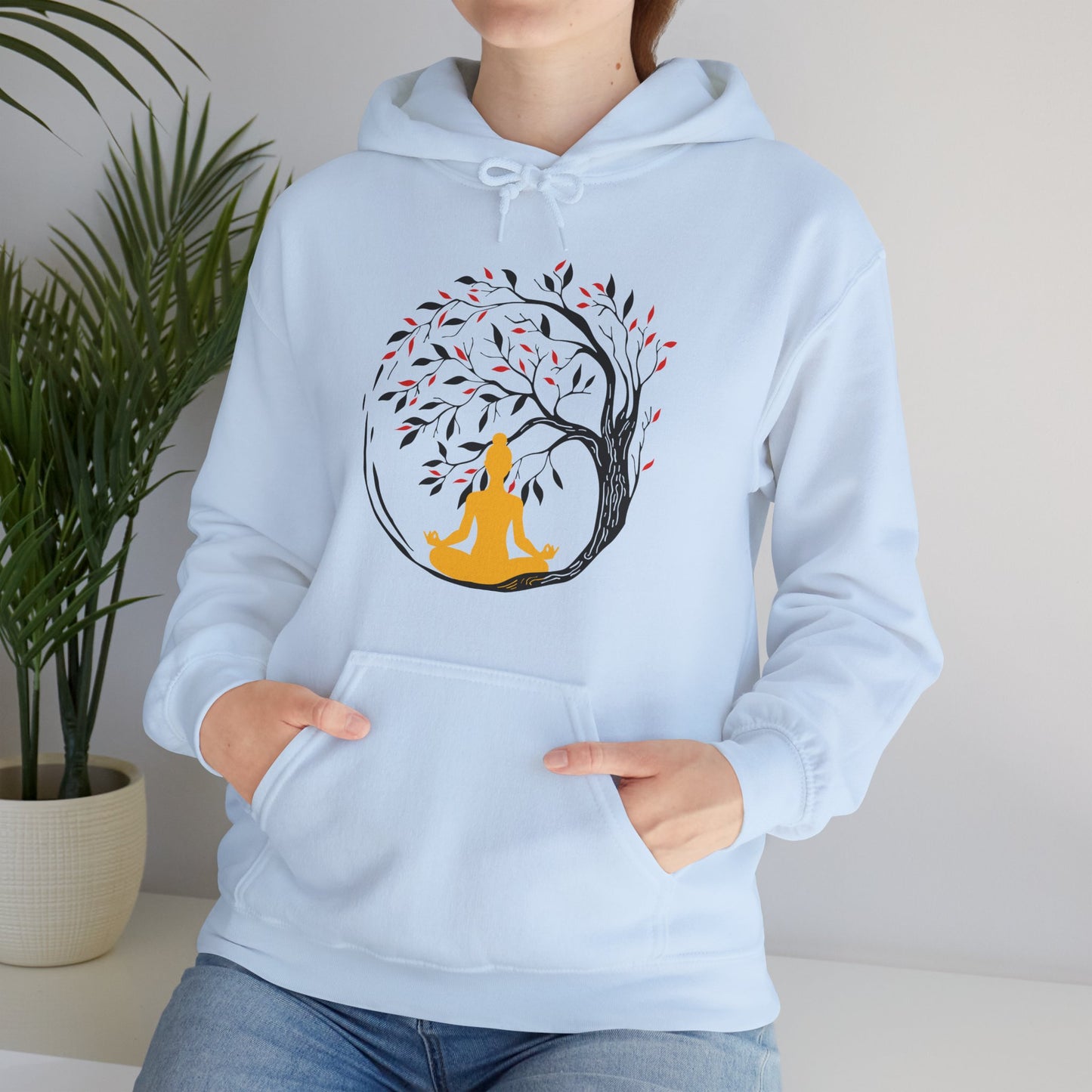 🌳Sacred Roots Hoodie – Grounding, Growth & Inner Stillness🌙✨🕊️