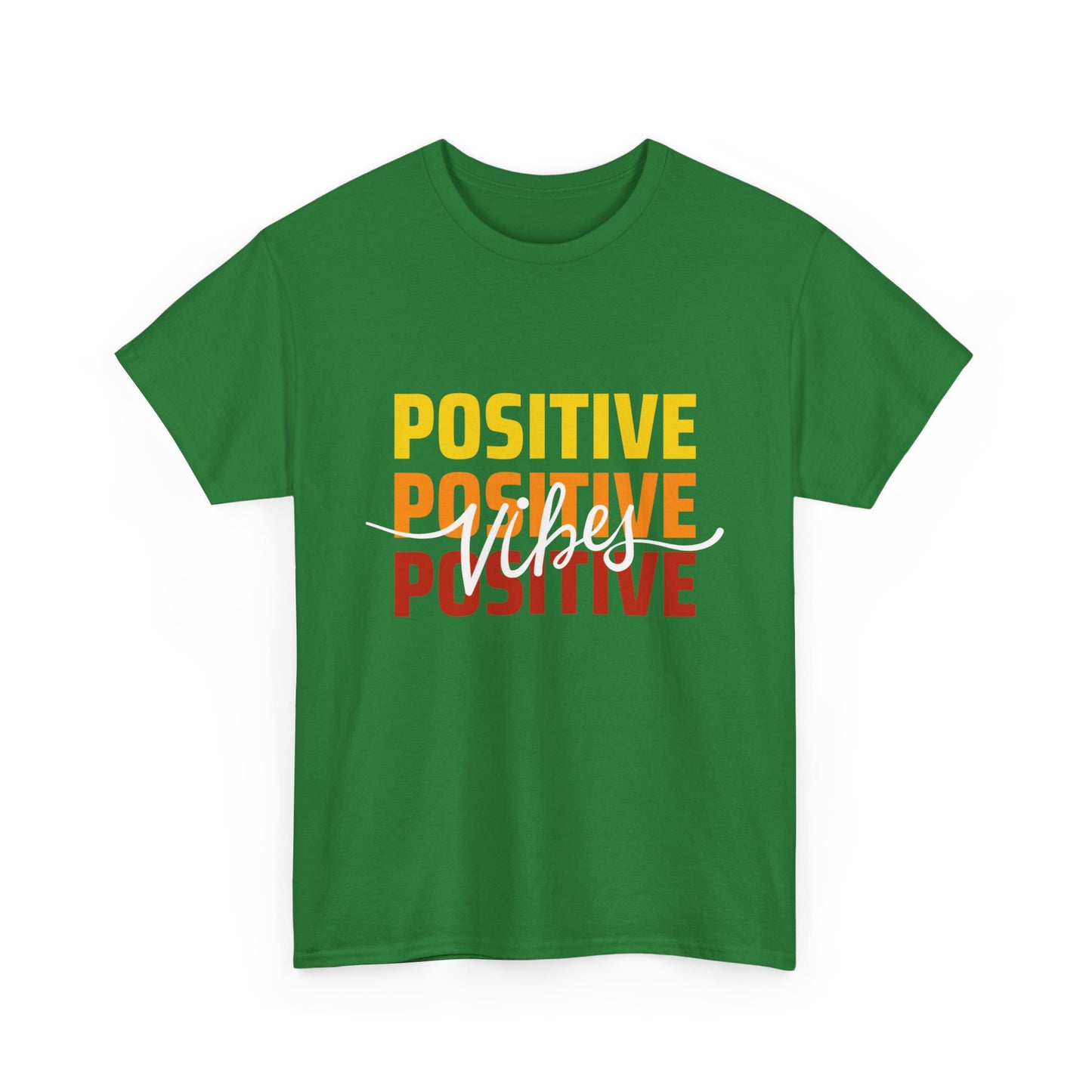 Positive Vibes - Triple Affirmation Heavy Cotton T-Shirt