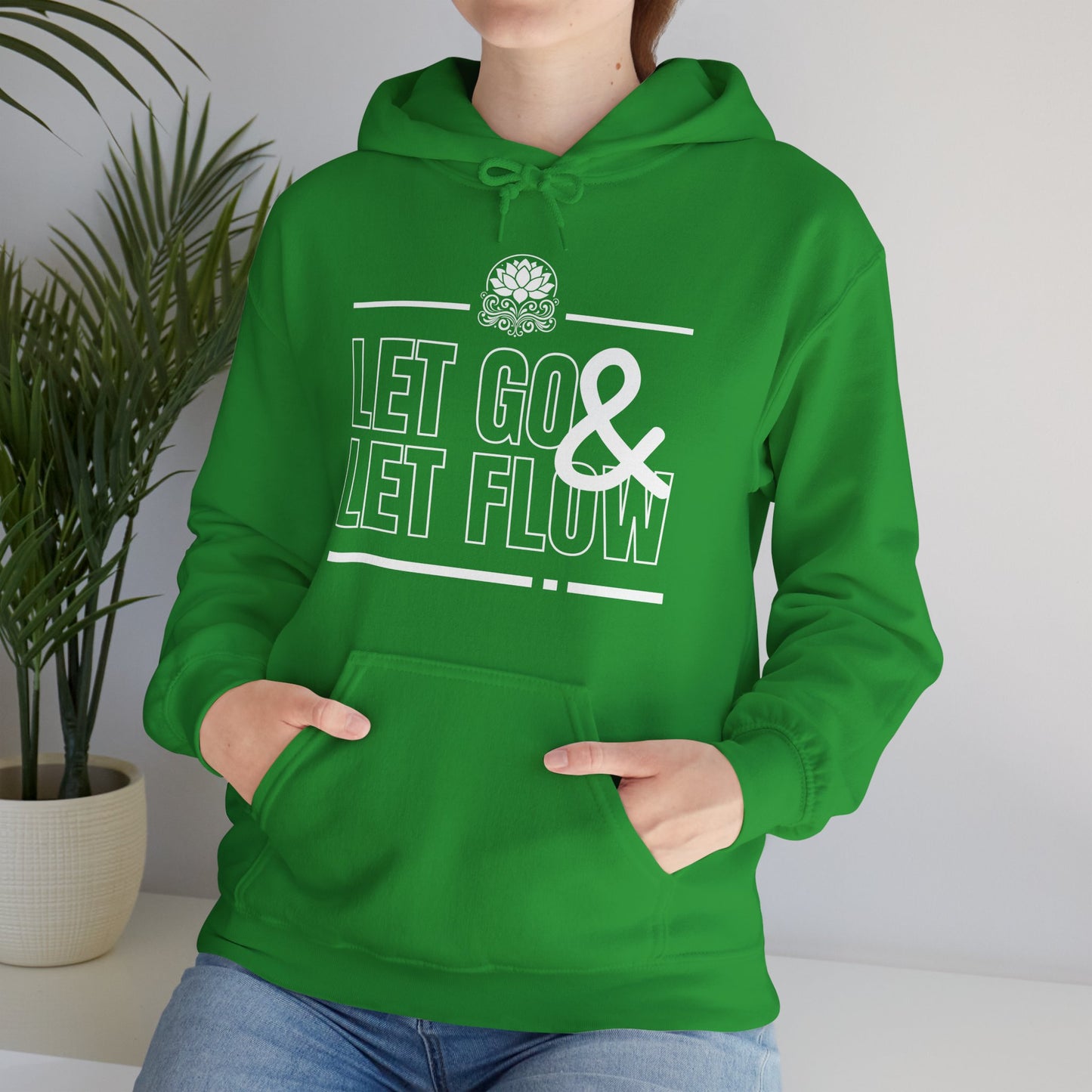 🌊Let Go & Let Flow Hoodie – Ease, Softness & Surrender✨🌿🕊️
