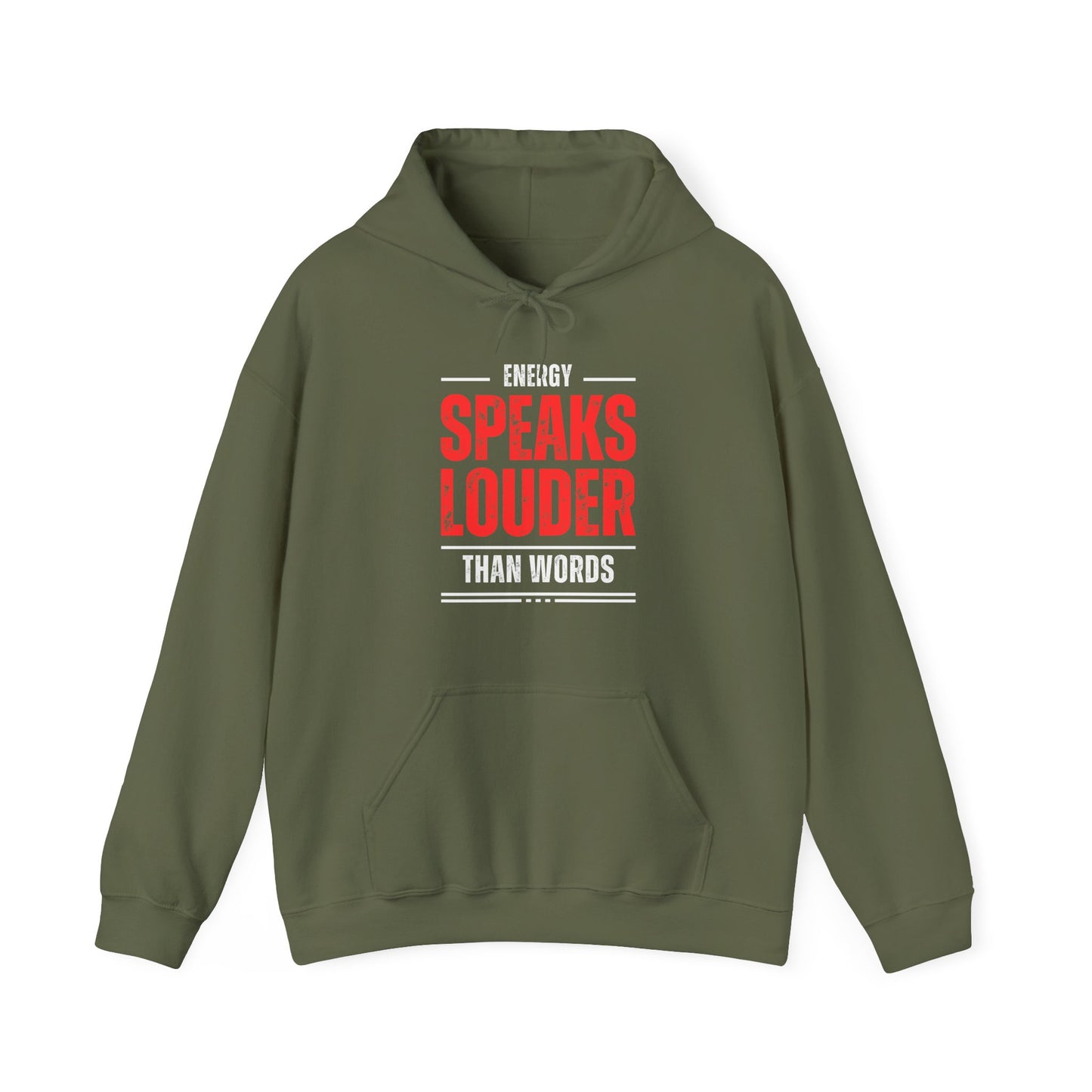 Energy Speaks Louder Than Words Hoodie – Cozy Spiritual Statement Wear✨