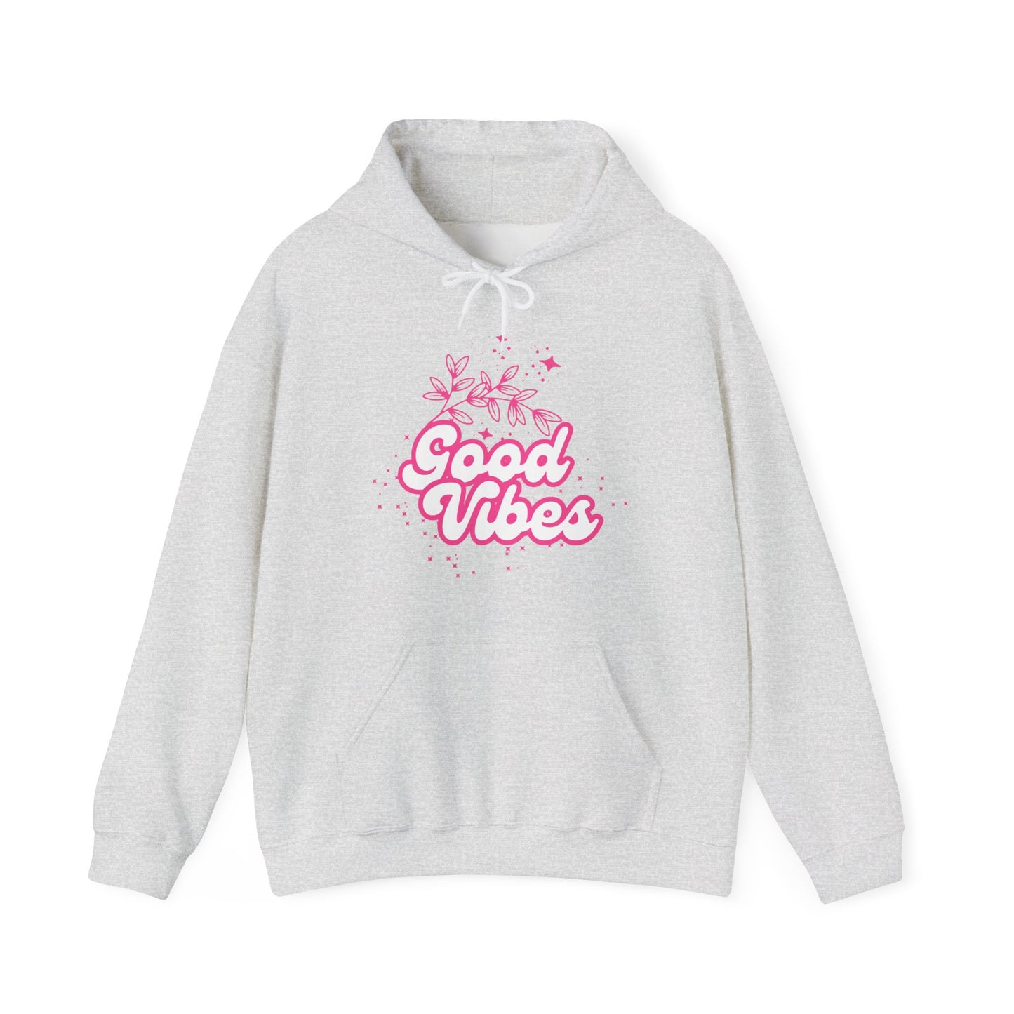 🌸Good Vibe Hoodie – Bloom in Positivity & Cosmic Light✨🌼