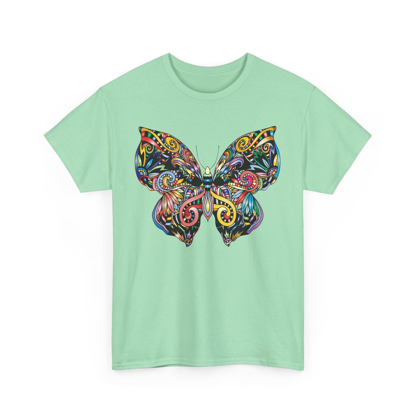 🦋Rebirth in Color Heavy Cotton Tee - Emerge, Evolve, Expand