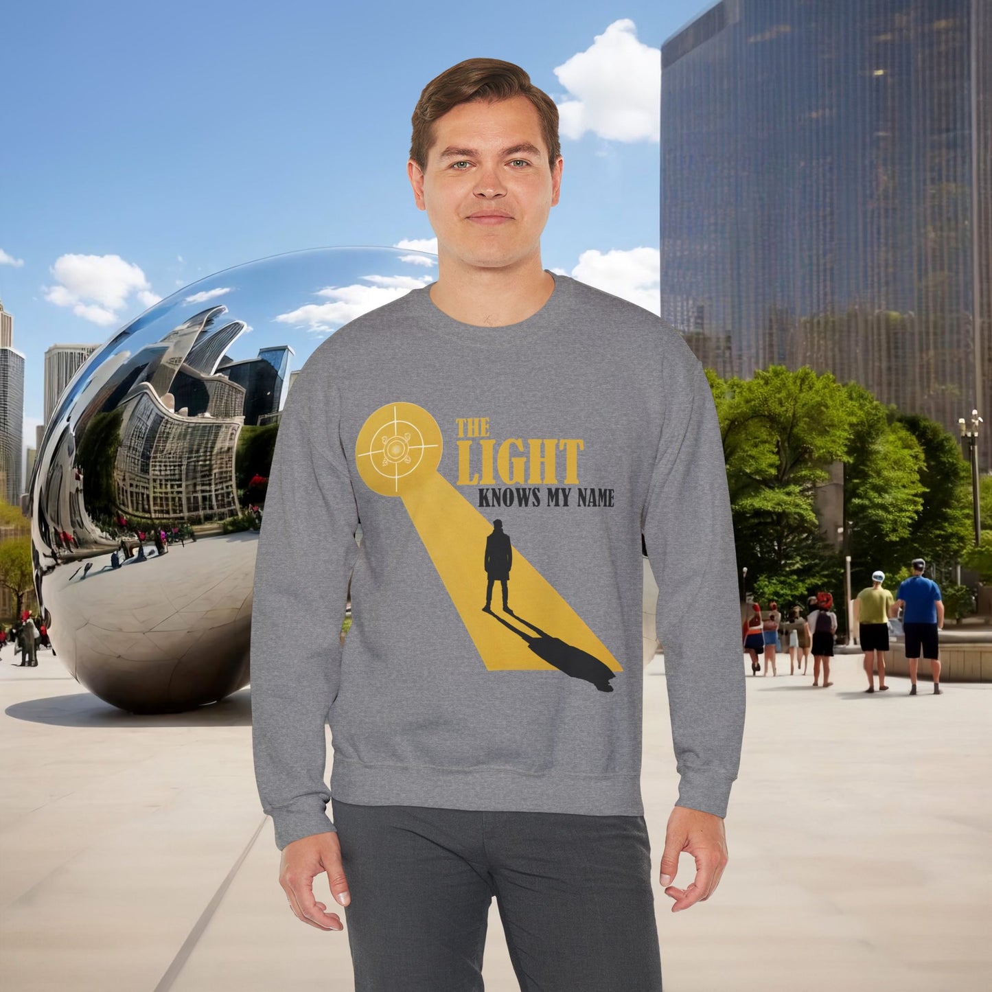 ☀️ Menaste "THE LIGHT KNOWS MY NAME" — Awakening Sweatshirt