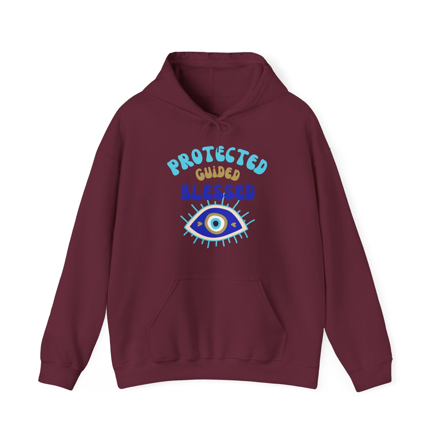 💙✨ Protected, Guided, Blessed Hoodie - Wear Your Shield of Light