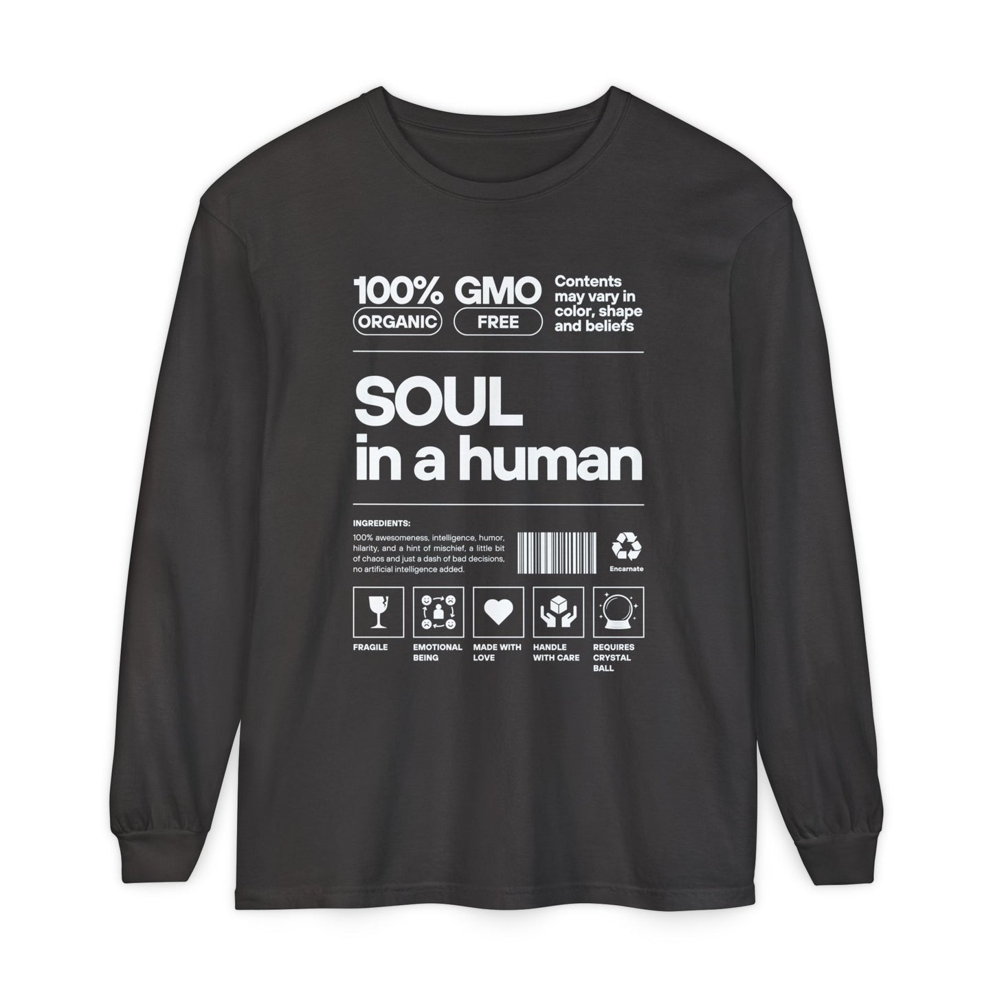 🌟Soul in a Human FUN Fact - Long Sleeve Tee