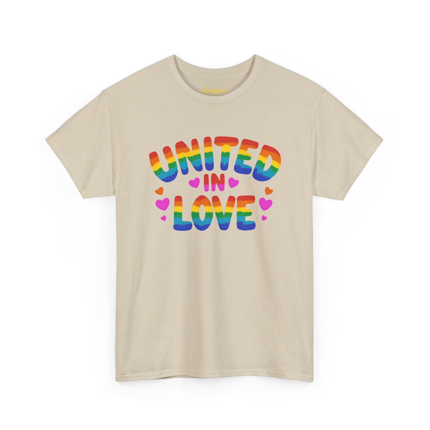 🌈 UNITED IN LOVE — Chaqra Heartwave Tee