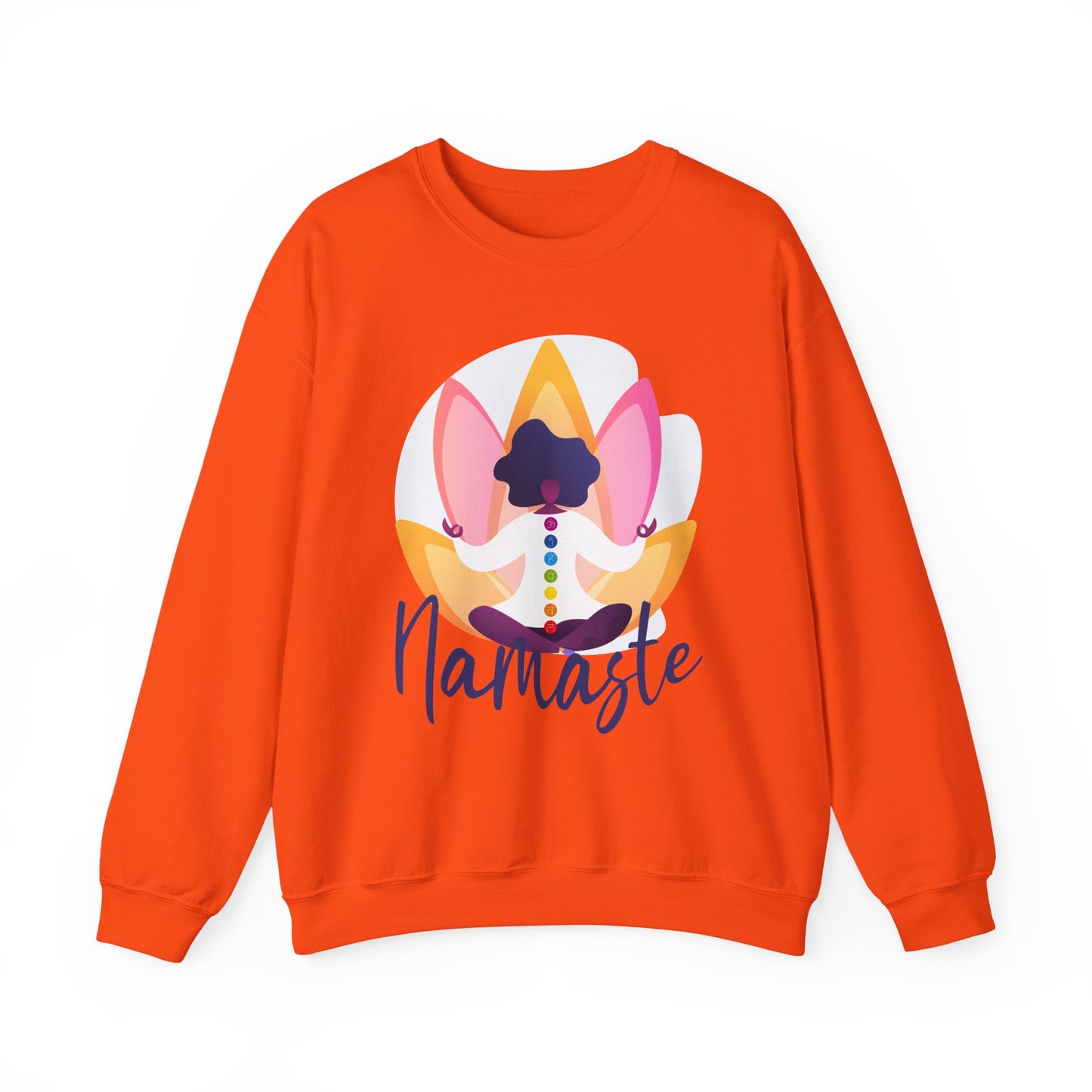 🌸Rooted Light - Namaste Chakra Crewneck Sweatshirt