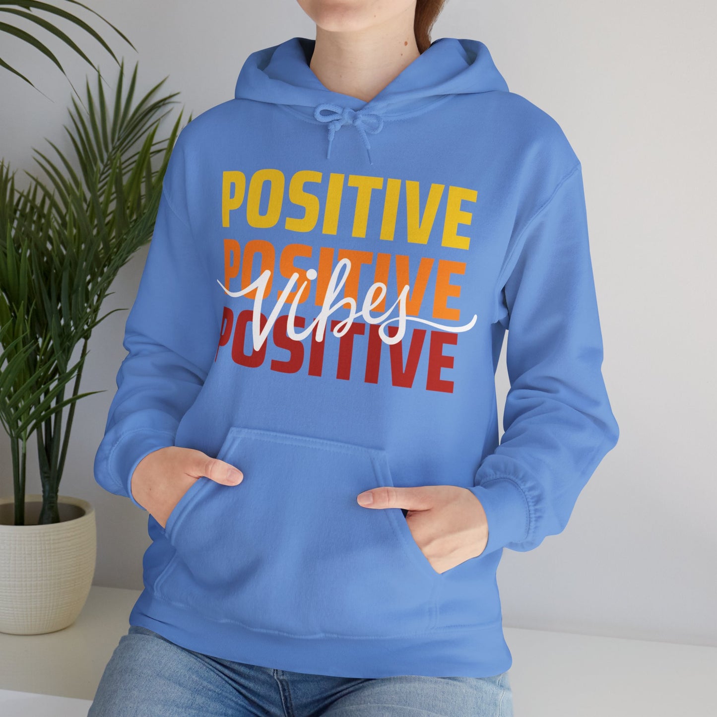 ✨ Positive Vibes - Powerful Motto Hooded Sweatshirt