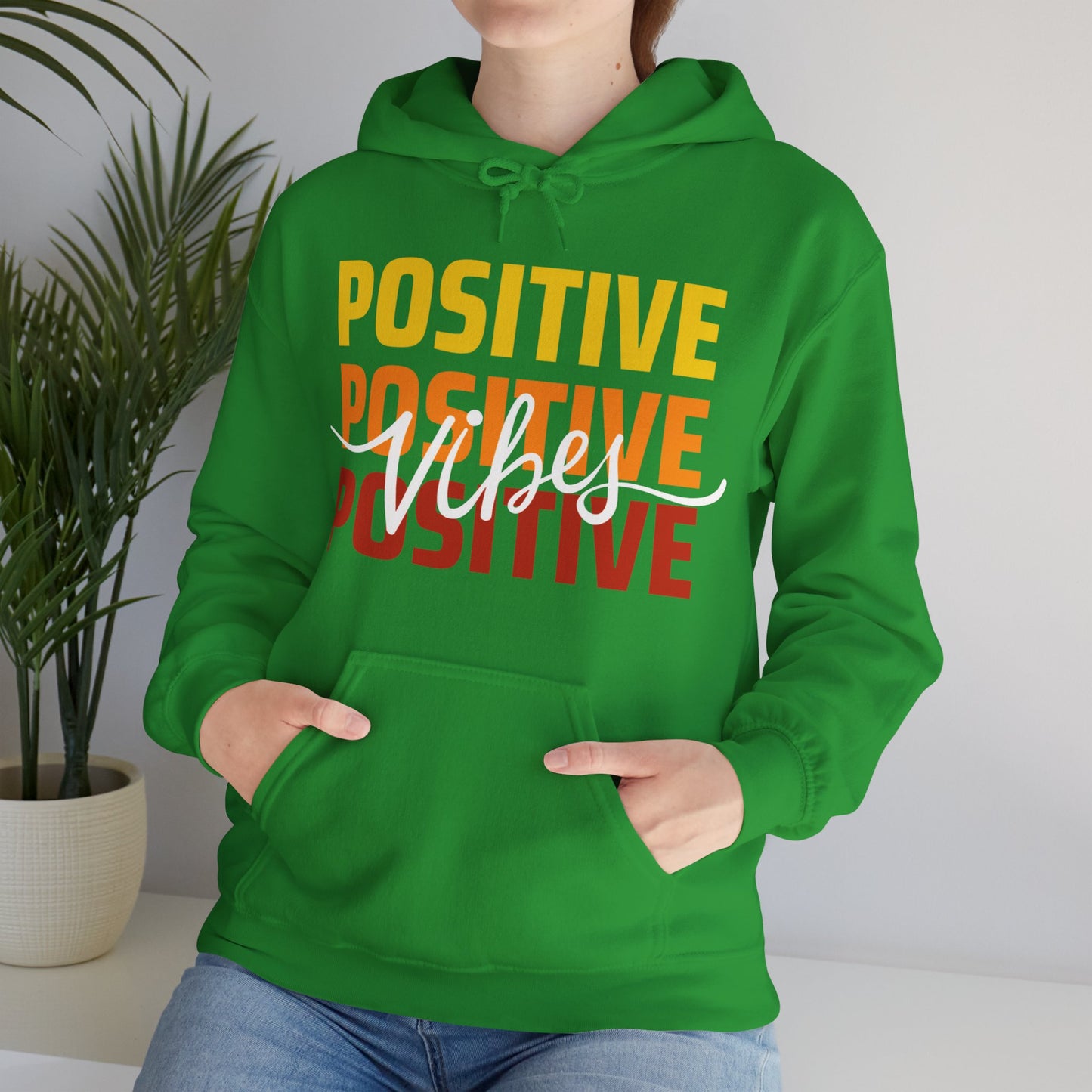 ✨ Positive Vibes - Powerful Motto Hooded Sweatshirt